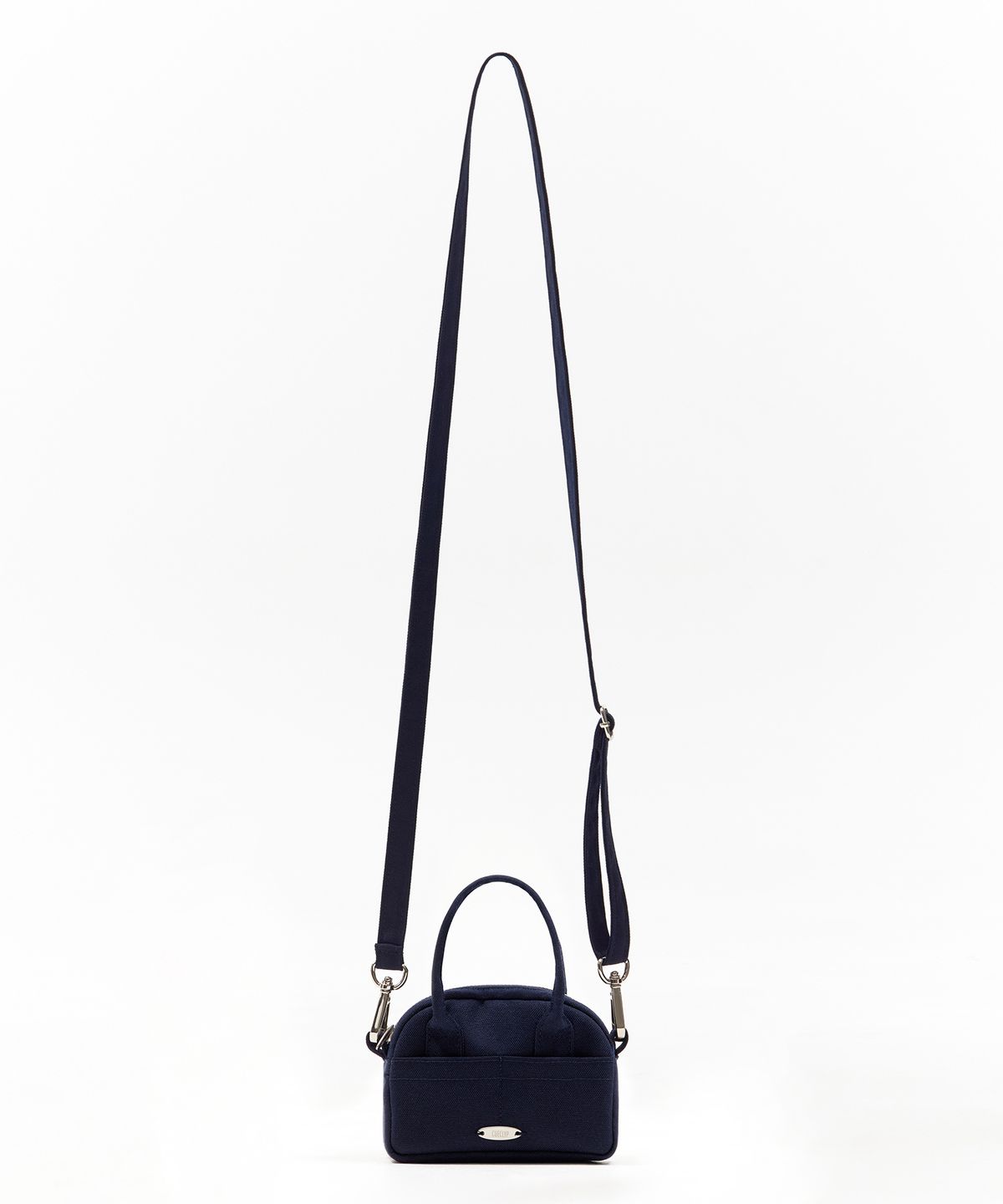 큐클리프(CUECLYP) [Hidden Worker] Mini Bowling Bag (Navy)