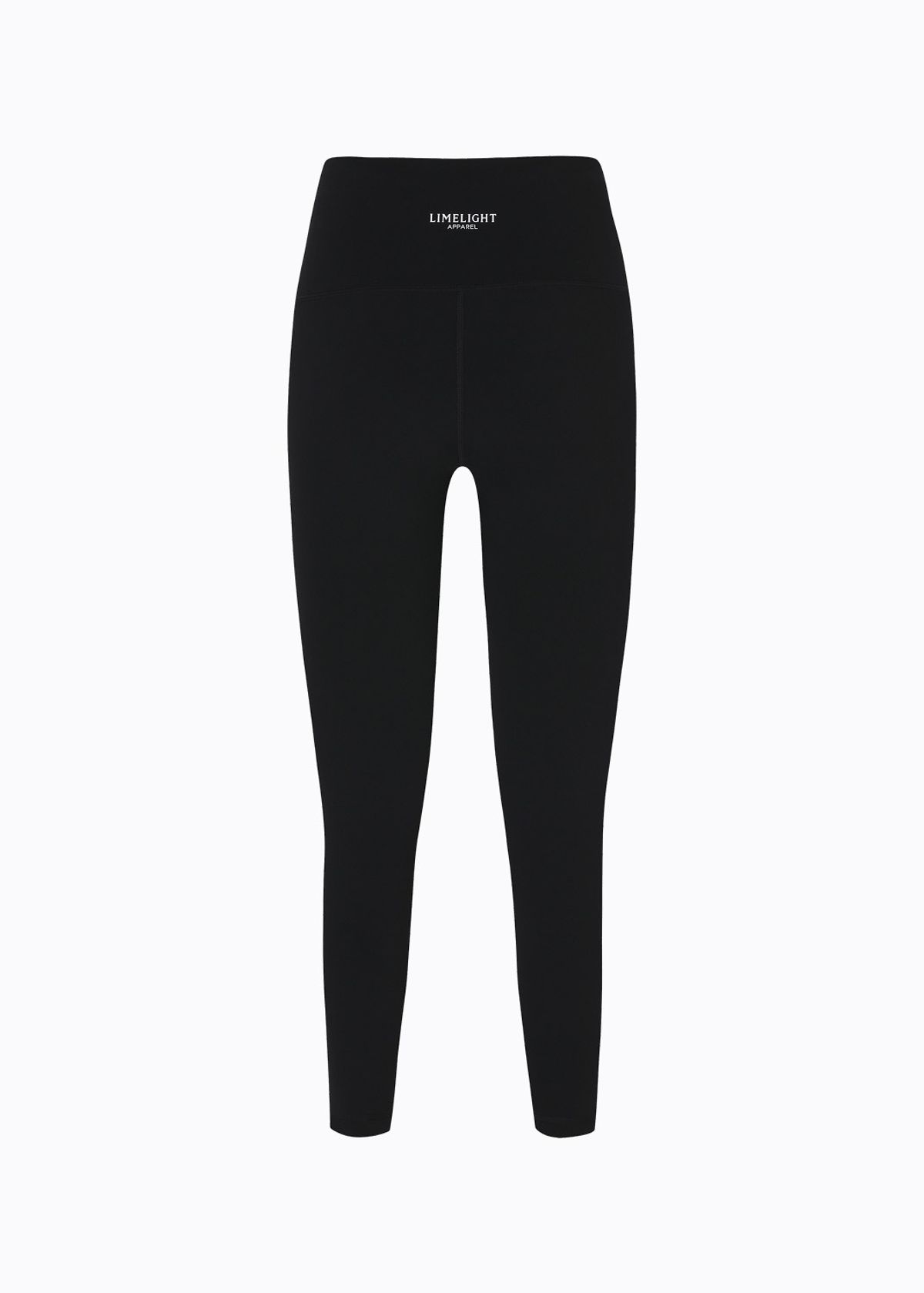 라임라잇 어패럴(LIMELIGHT APPAREL) 애슬릿 로고 레깅스 (블랙/화이트)