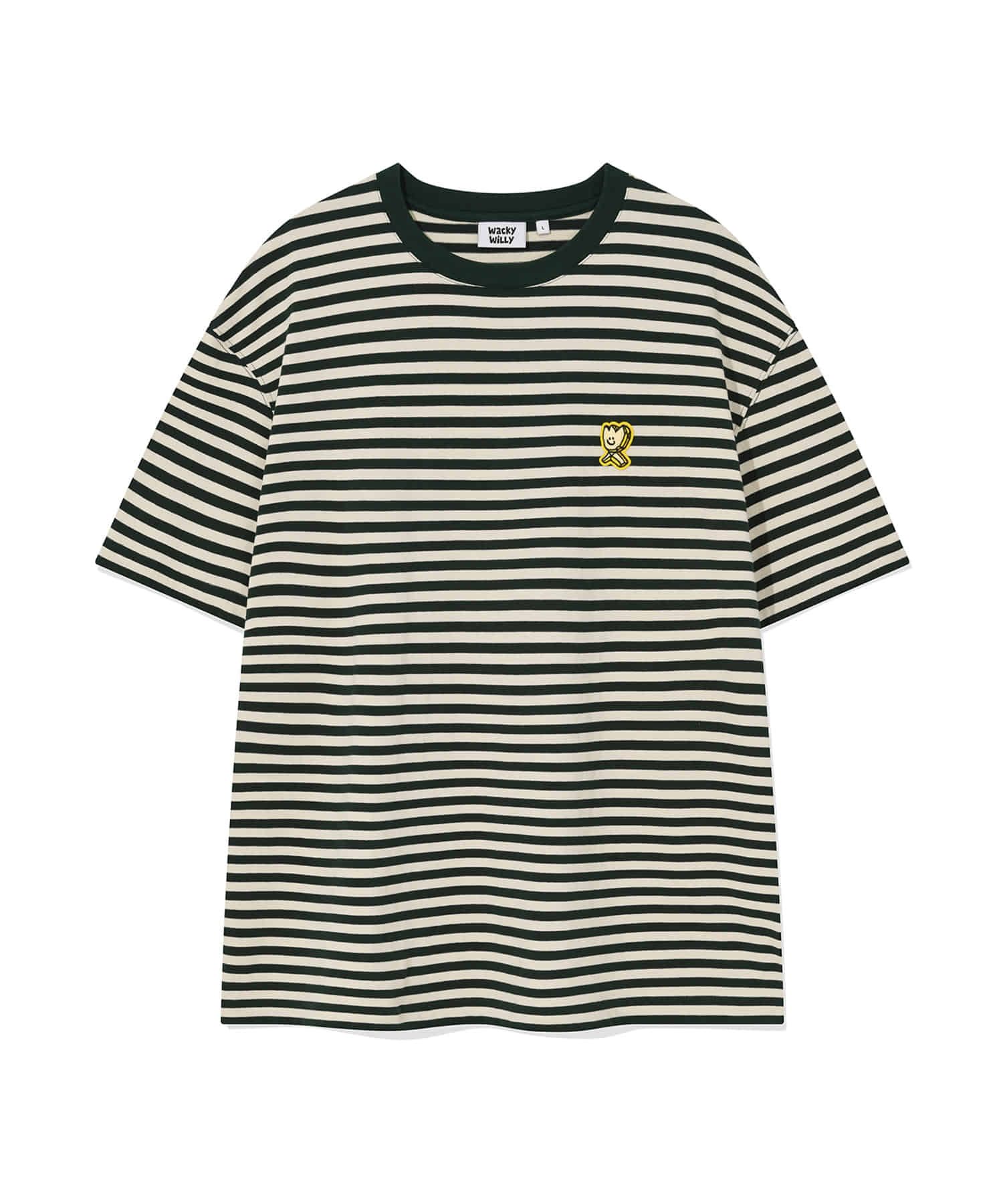 【新品2XL】Tefuny / WACKY PATTERN V5 TEE Mismatched Stripe Tee