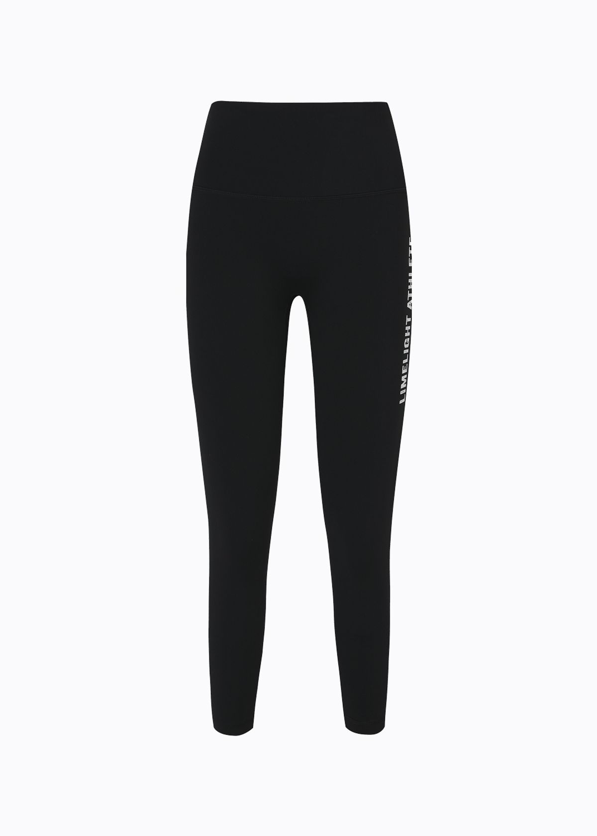 라임라잇 어패럴(LIMELIGHT APPAREL) 라임라잇 빅 로고 레깅스 (블랙/화이트)