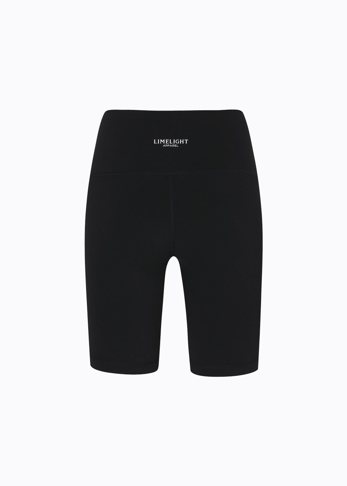 라임라잇 어패럴(LIMELIGHT APPAREL) 애슬릿 로고 레깅스 쇼츠 (블랙/화이트)