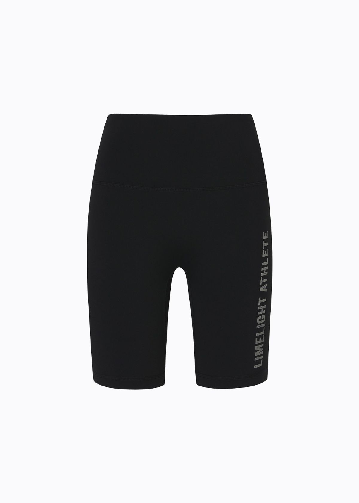라임라잇 어패럴(LIMELIGHT APPAREL) 라임라잇 빅 로고 레깅스 쇼츠 (블랙/그레이)