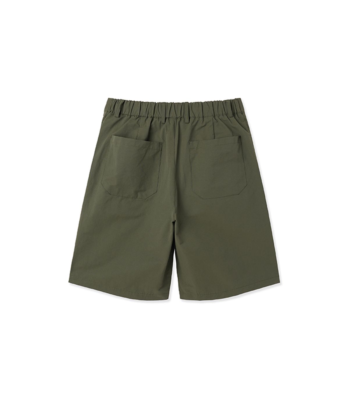 블랙브라운(BLACKBROWN) 투턱 밴딩 쇼츠 [KHAKI]
