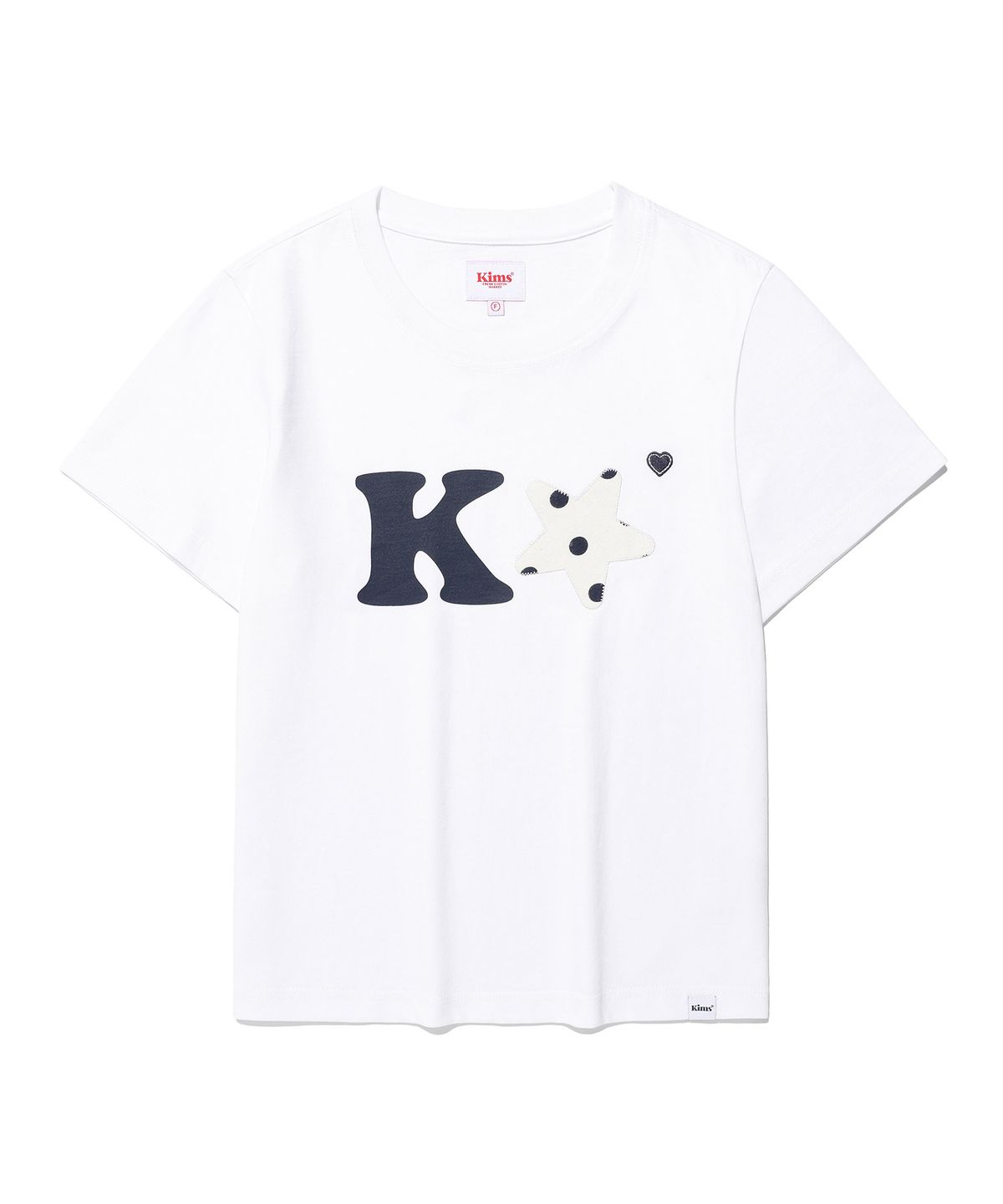 킴스 프레시 코튼 마켓(KIMS FRESH COTTON MARKET) K Alpha Star Logo Tee Navy