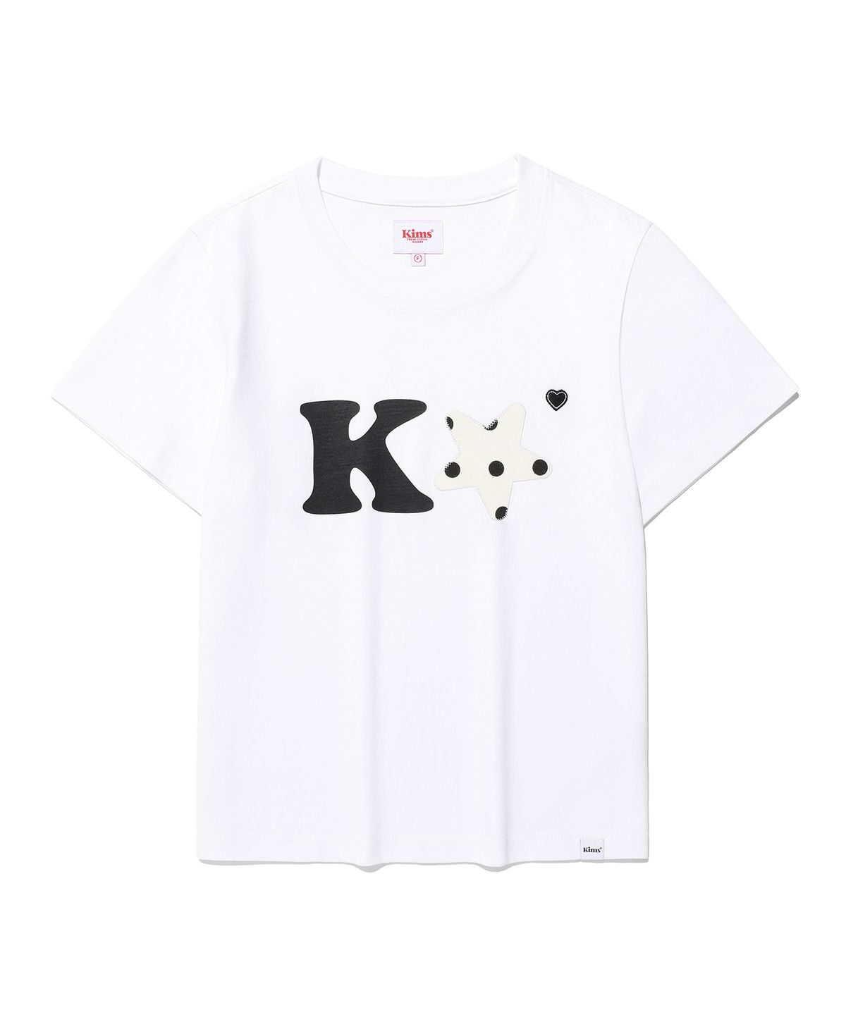 킴스 프레시 코튼 마켓(KIMS FRESH COTTON MARKET) K Alpha Star Logo Tee Black