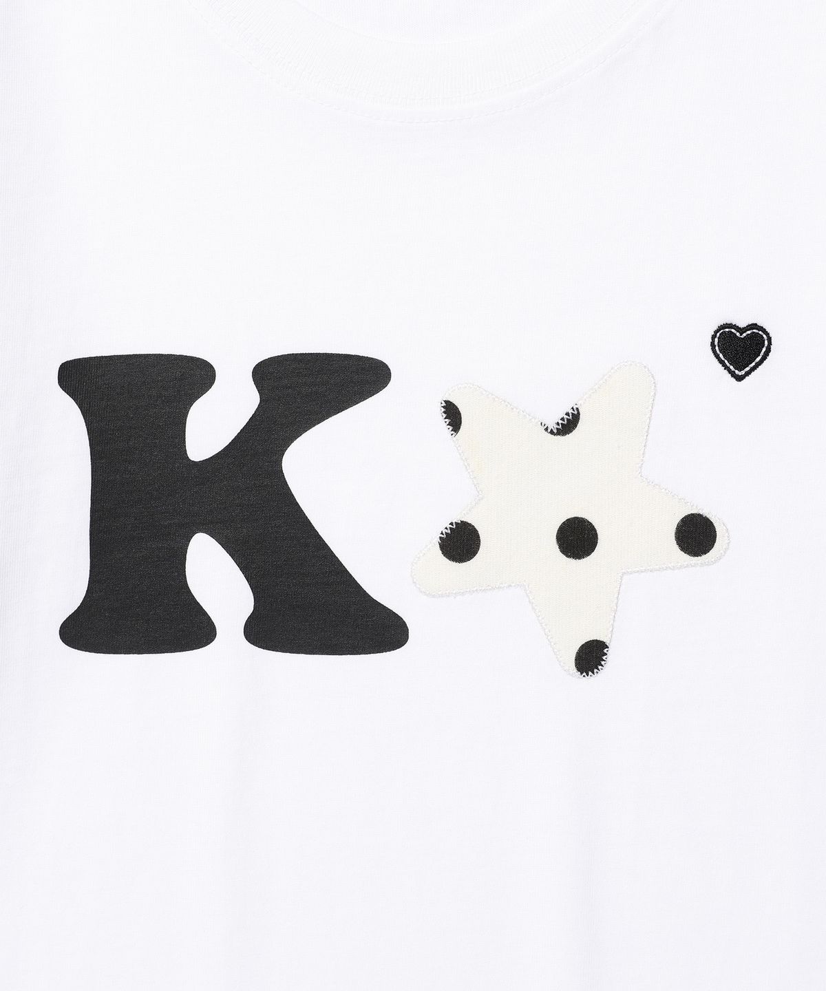 킴스 프레시 코튼 마켓(KIMS FRESH COTTON MARKET) K Alpha Star Logo Tee Black