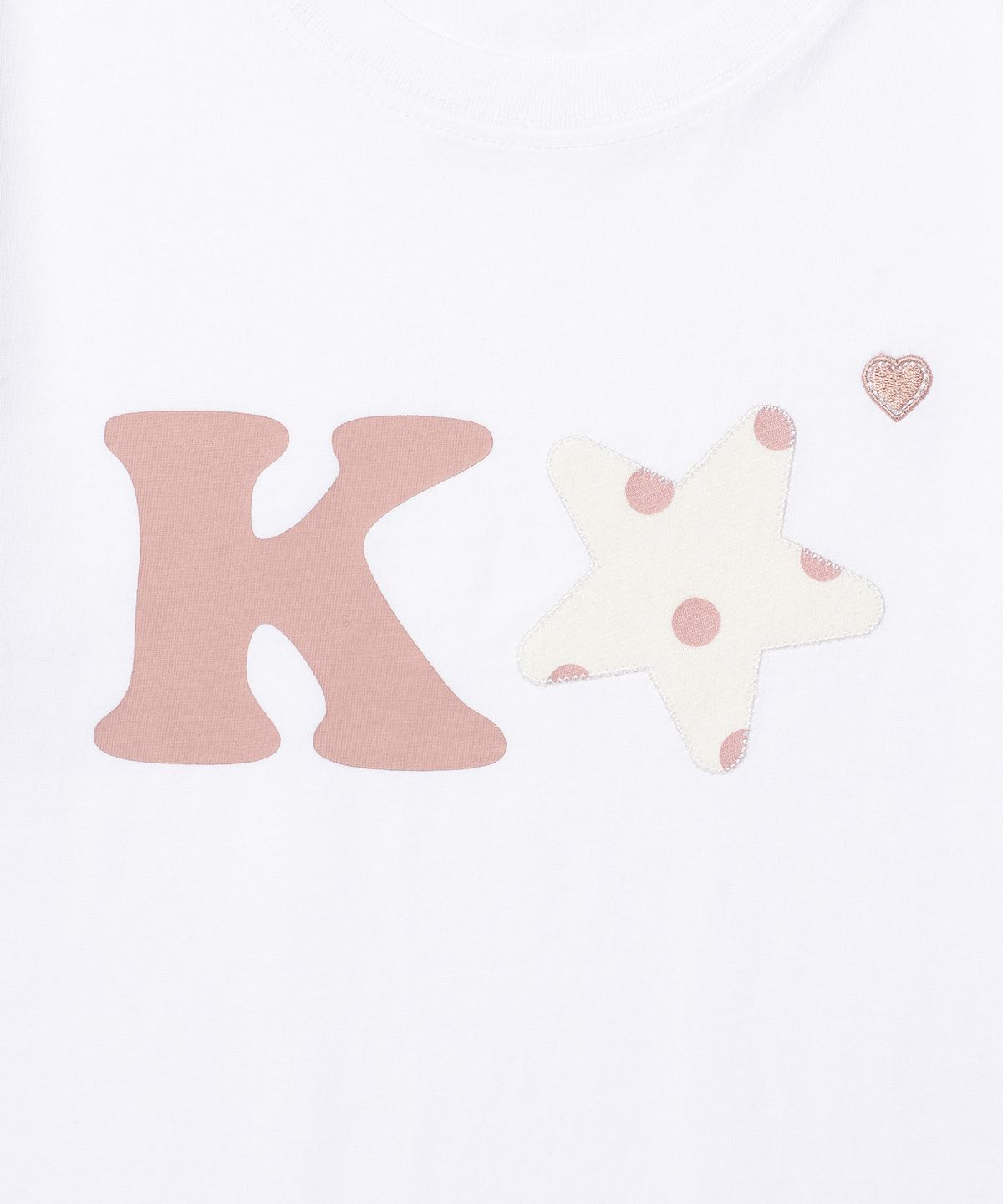 킴스 프레시 코튼 마켓(KIMS FRESH COTTON MARKET) K Alpha Star Logo Tee Pink