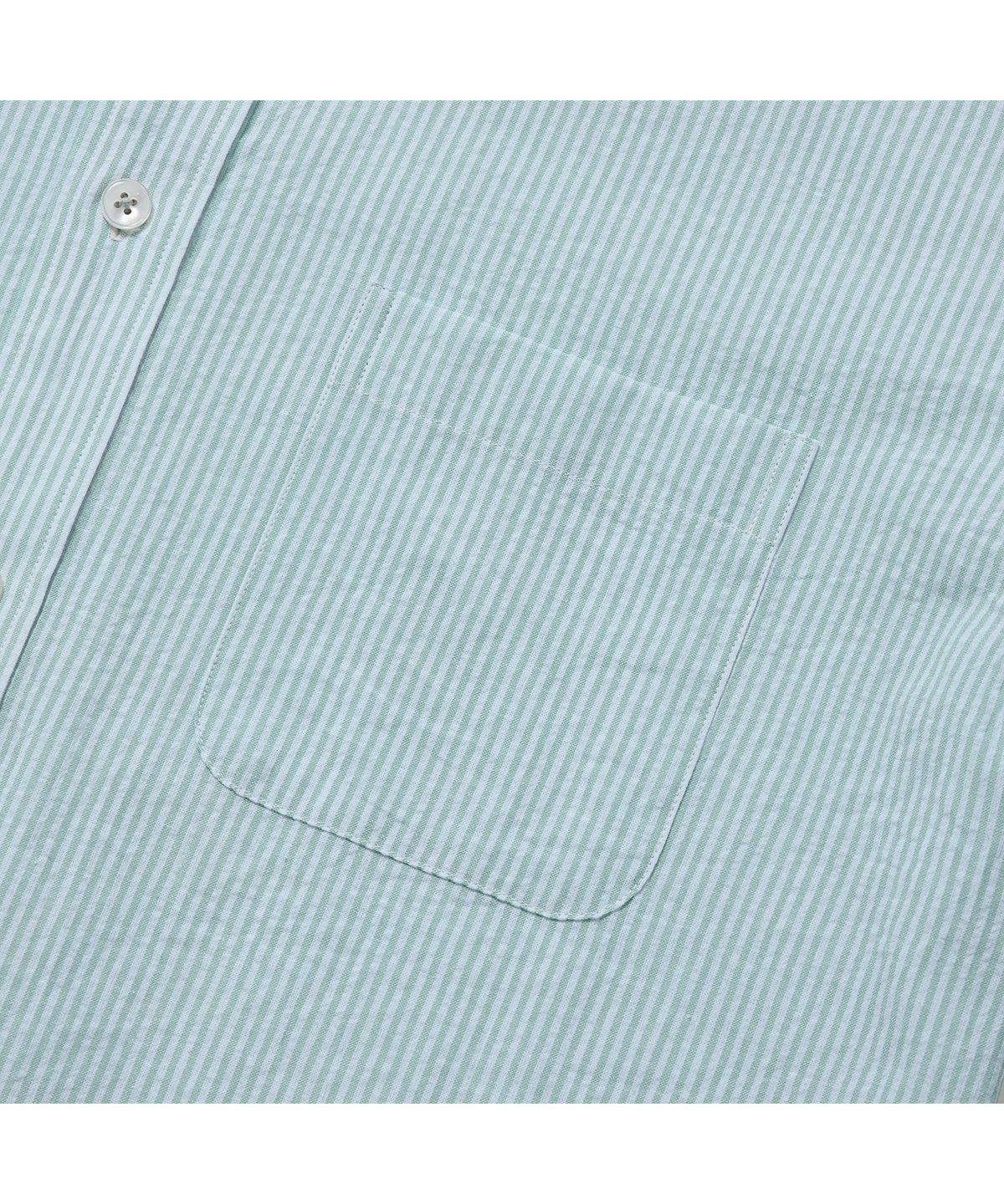 프로드셔츠(PRODESHIRT) E-460 카프리 옥스포드 셔츠 (그린 스트라이프)