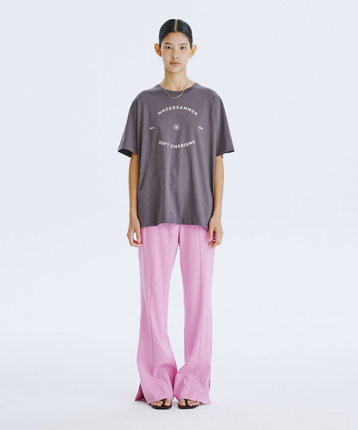 분더캄머(WNDERKAMMER) WNDERKAMMER Graphic T_Charcoal