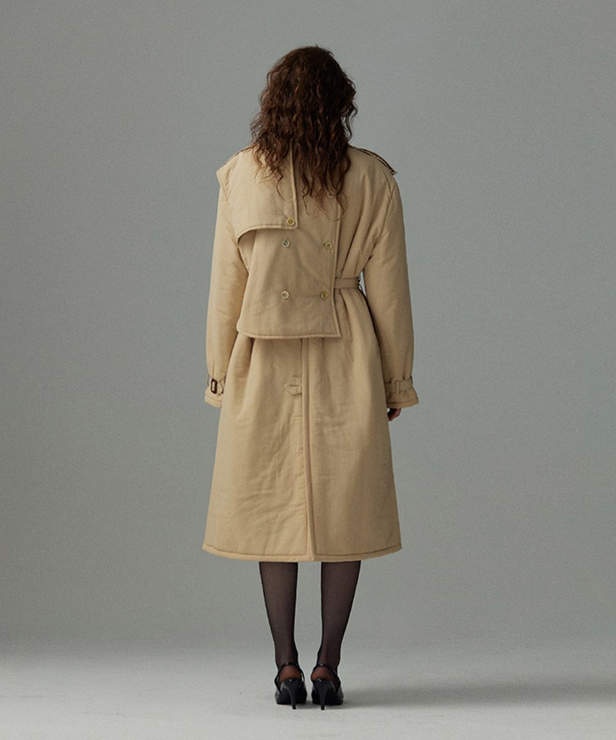 므아므(MMAM) Padding origami  trench coat