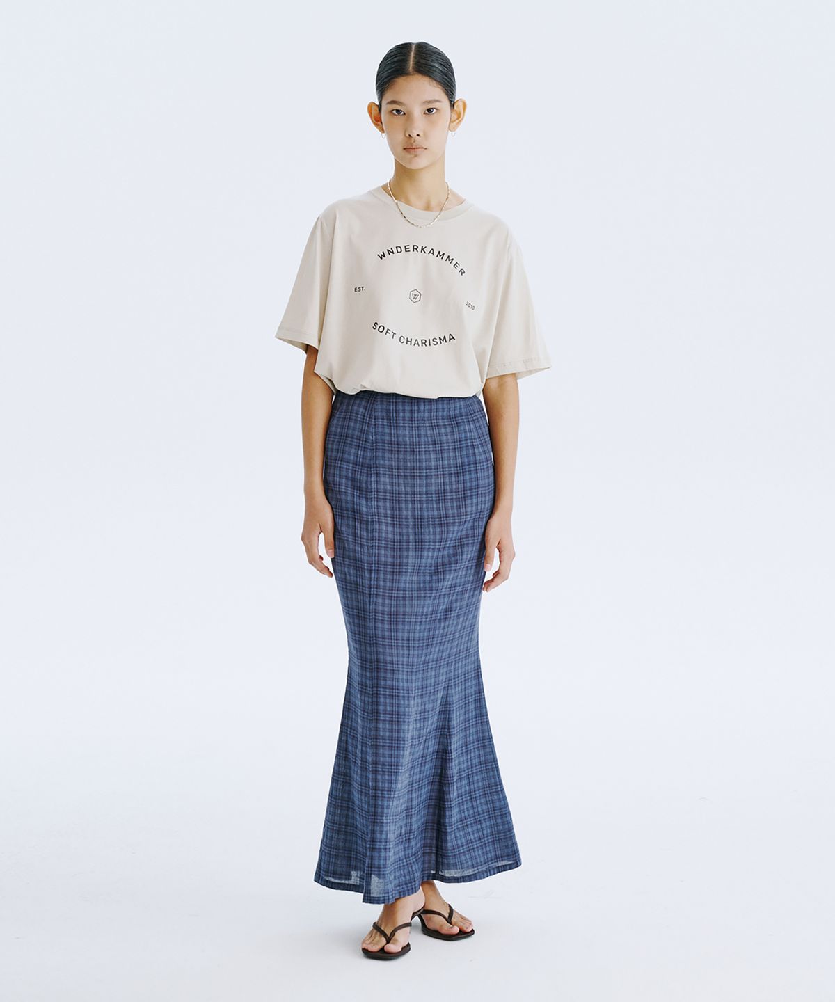 분더캄머(WNDERKAMMER) WNDERKAMMER Graphic T_Light Khaki