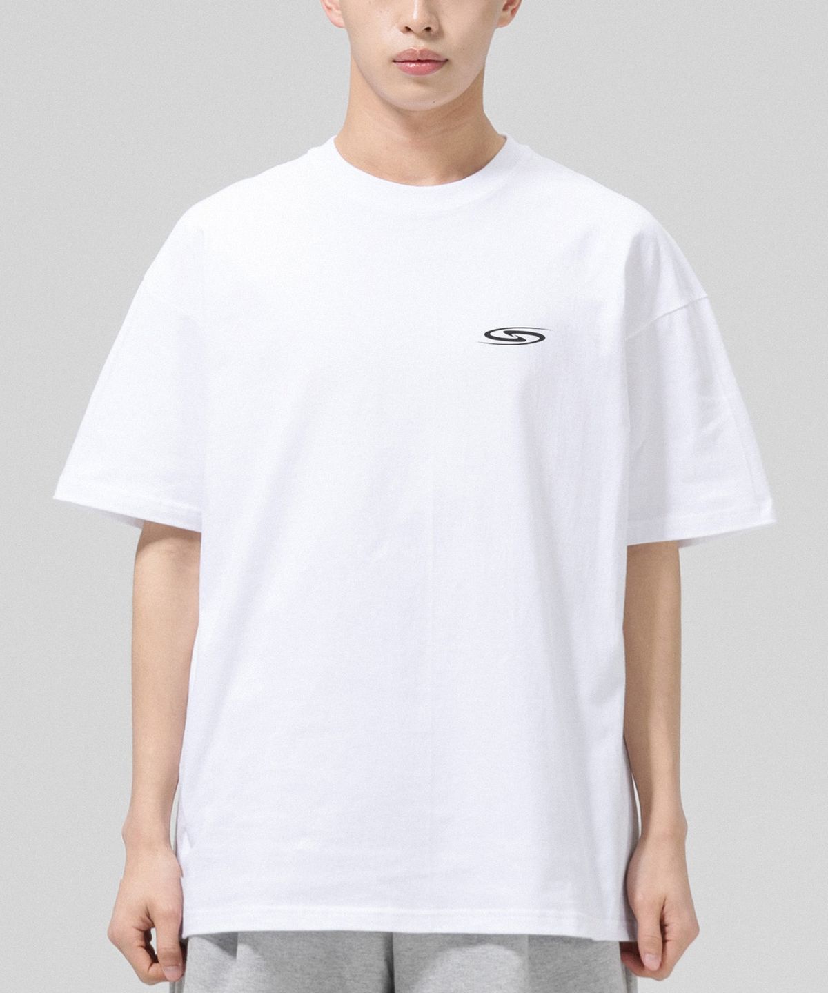 그랜피니(GRANFINNY) 뉴 테스터먼트 오버핏 반팔티-화이트