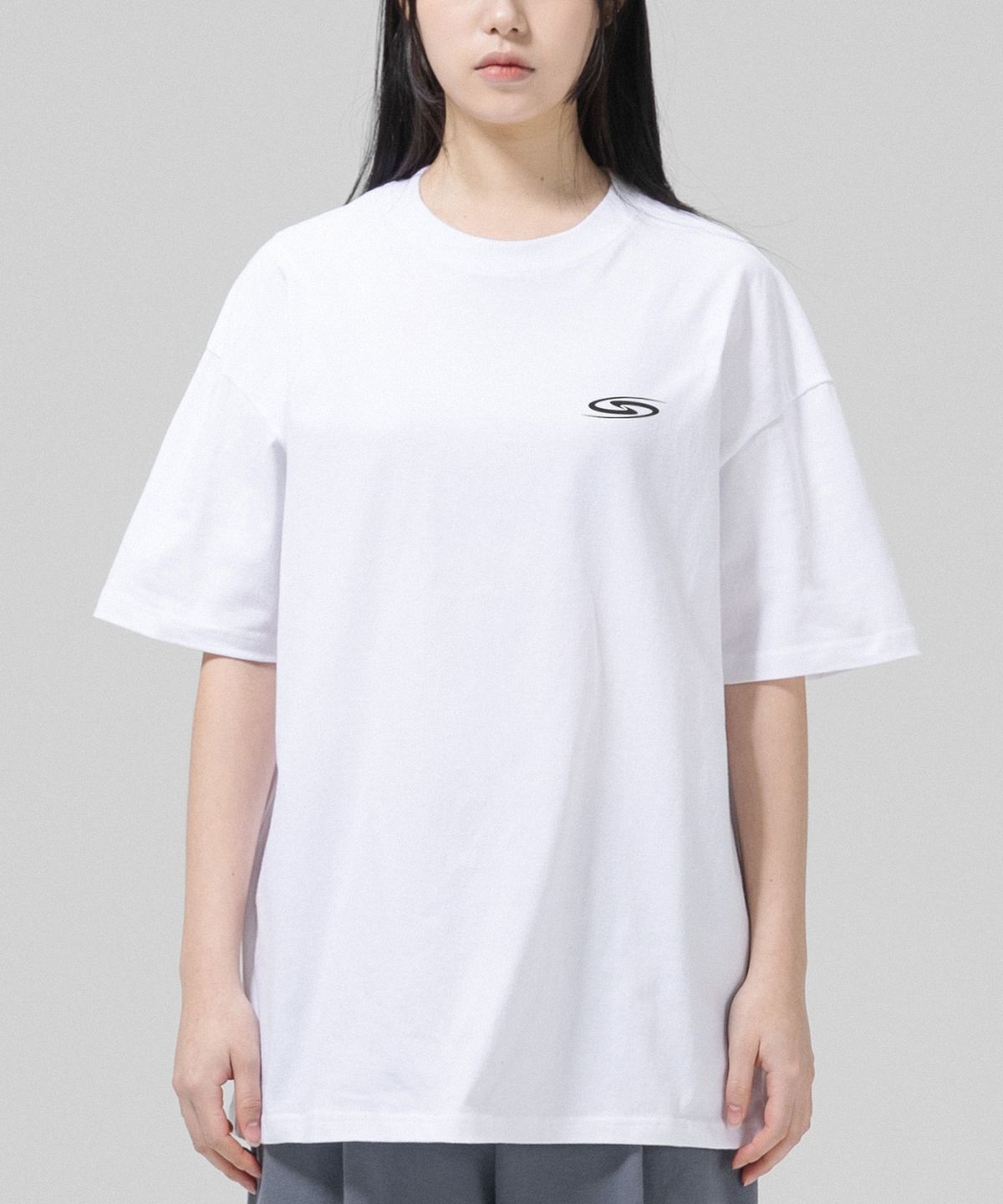 그랜피니(GRANFINNY) 뉴 테스터먼트 오버핏 반팔티-화이트