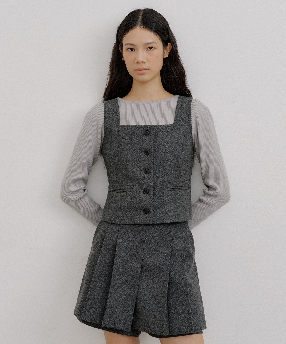 오떼뜨(OCTETTE) BOAT NECK SLIT JERSEY TOP_3COLOR