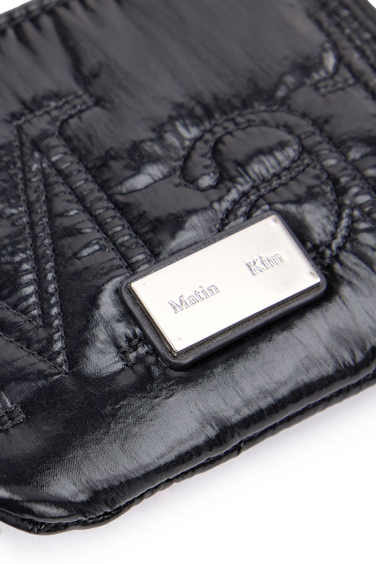 小物 MATIN KIM STITCH POINT BELT IN BLACK MATIN KIM STITCH POINT BELT IN BLACK