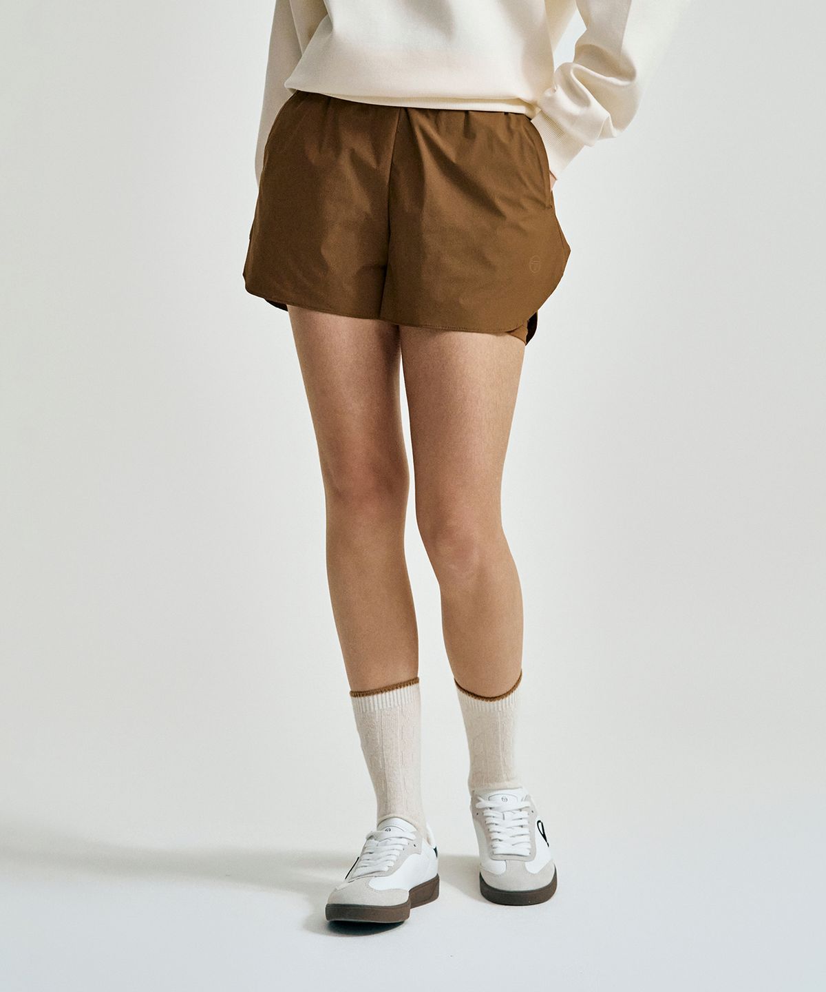 세르지오 타키니(SERGIO TACCHINI) W 2IN1 쇼츠 (Brown)