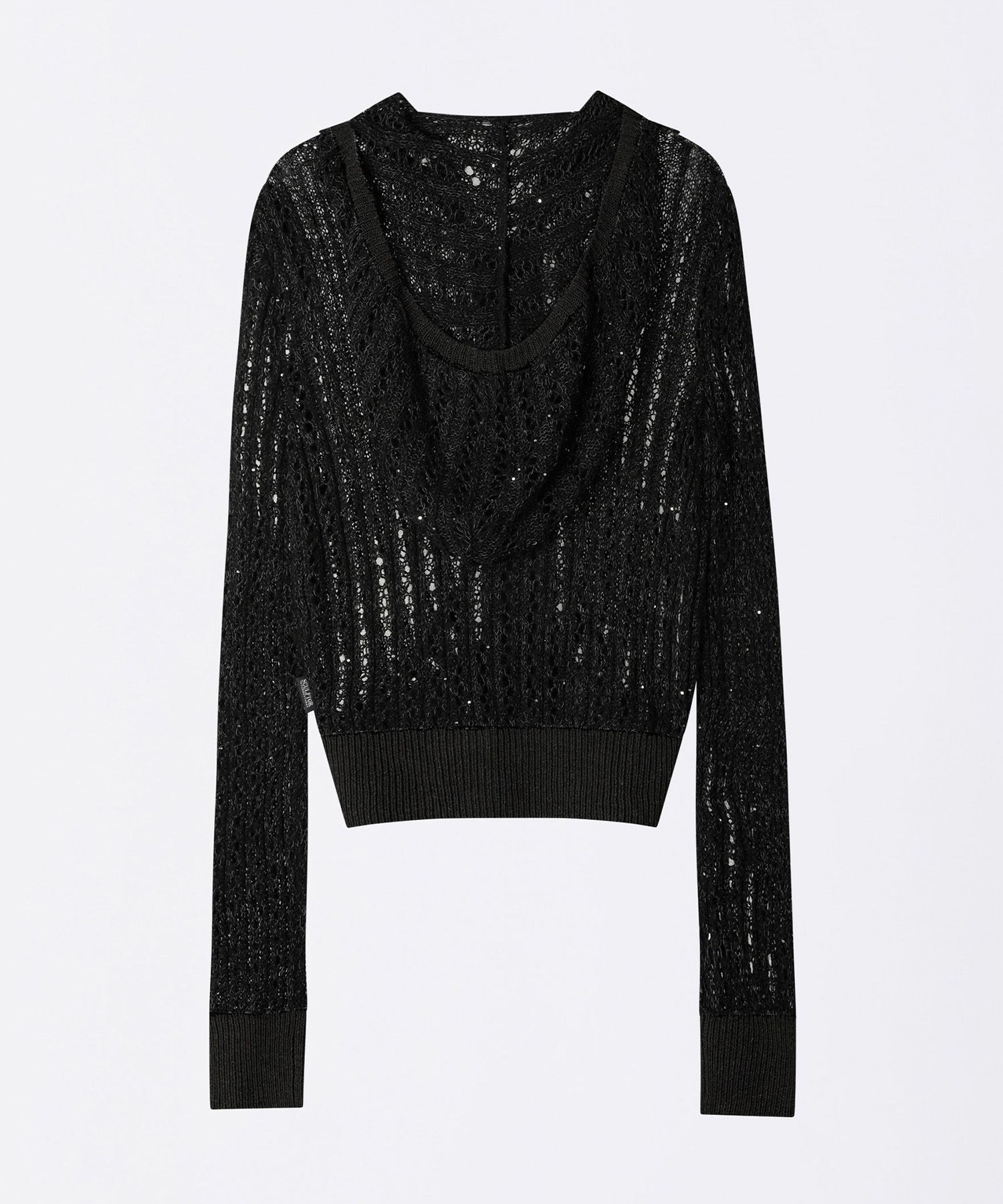 ★SCULPTOR★ Hooded ZipUp Knit Charcoal SC25S236CH MUSINSA | SCULPTOR Hooded Zip-Up Knit Charcoal