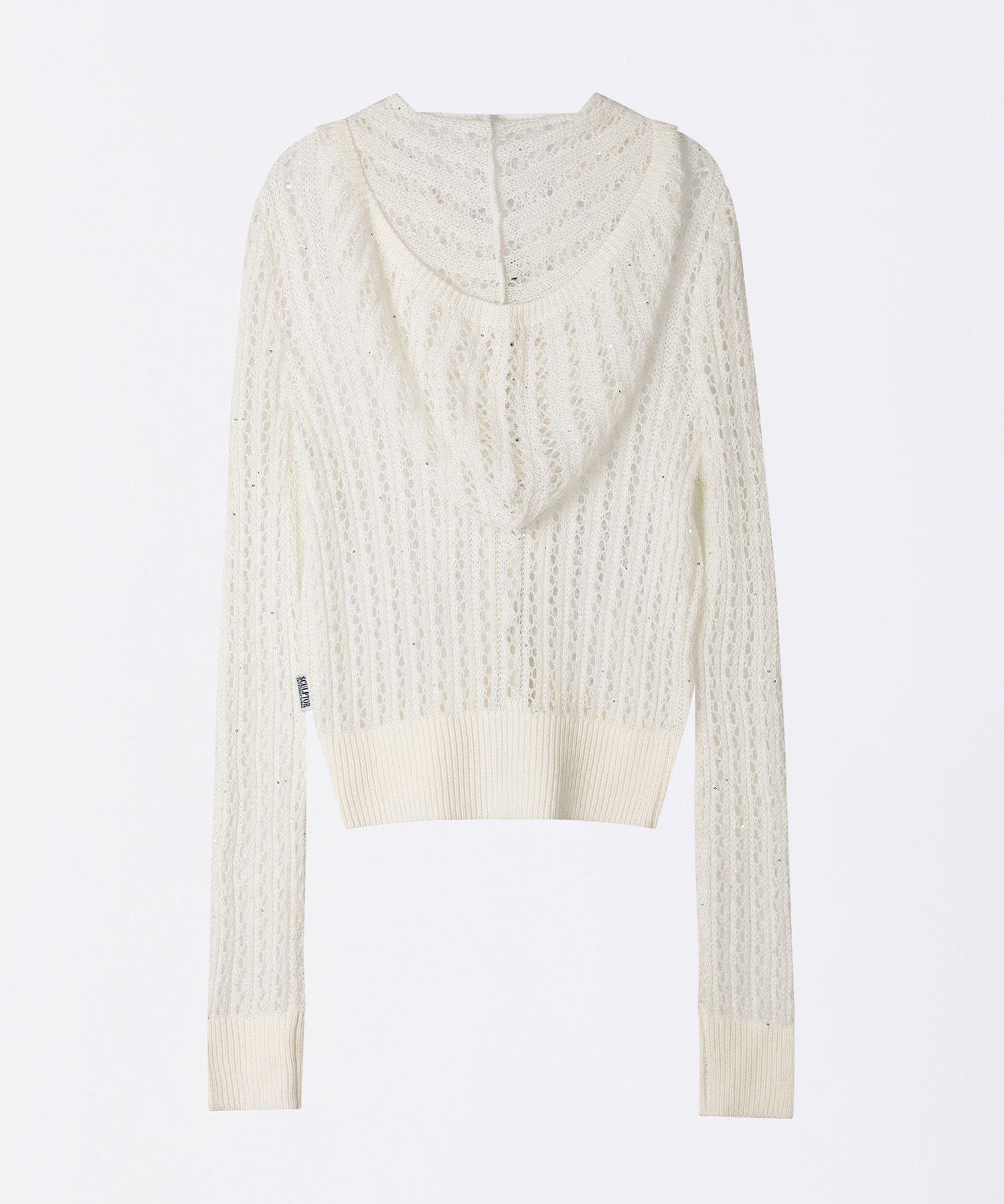 ★SCULPTOR★ Hooded ZipUp Knit Ivory SC25S236IV MUSINSA | SCULPTOR Hooded Zip-Up Knit Ivory