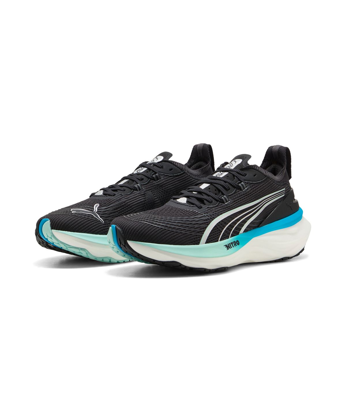푸마(PUMA) 포에버런 나이트로 2 - 블랙:블루 / 310109-14