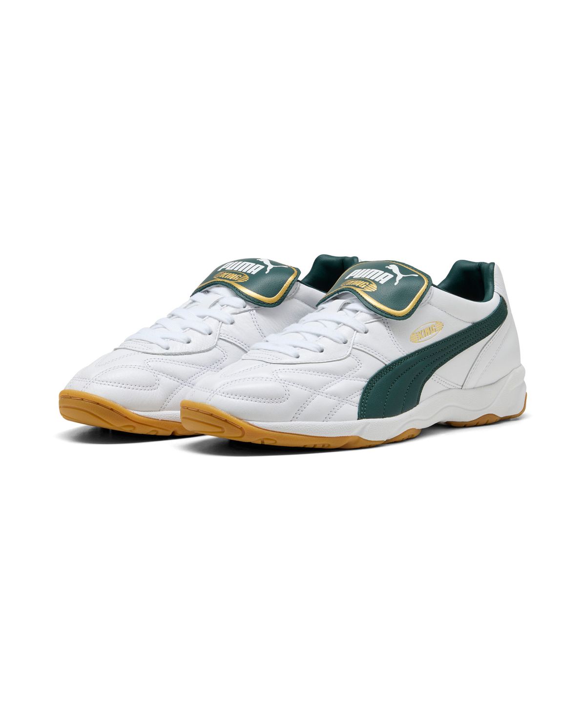 푸마(PUMA) 킹 인도어 - 화이트:그린 / 401683-08