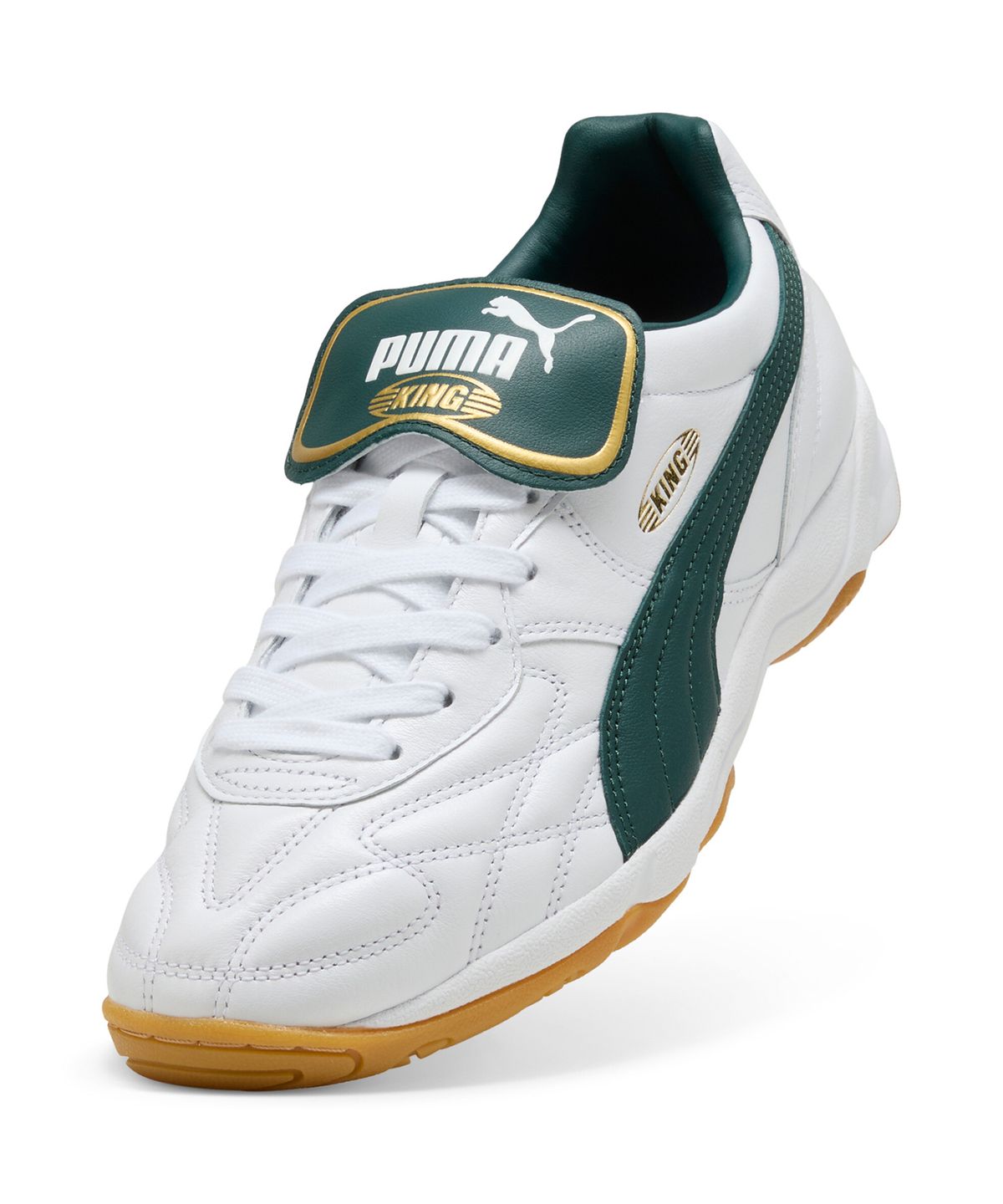 푸마(PUMA) 킹 인도어 - 화이트:그린 / 401683-08