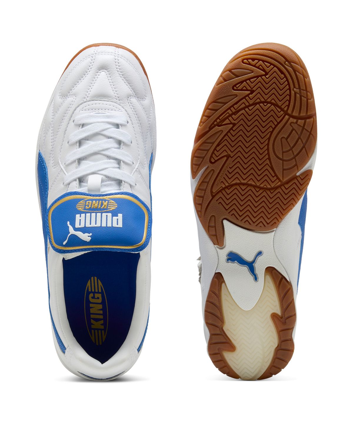 푸마(PUMA) 킹 인도어 - 화이트:마운틴블루 / 401683-09