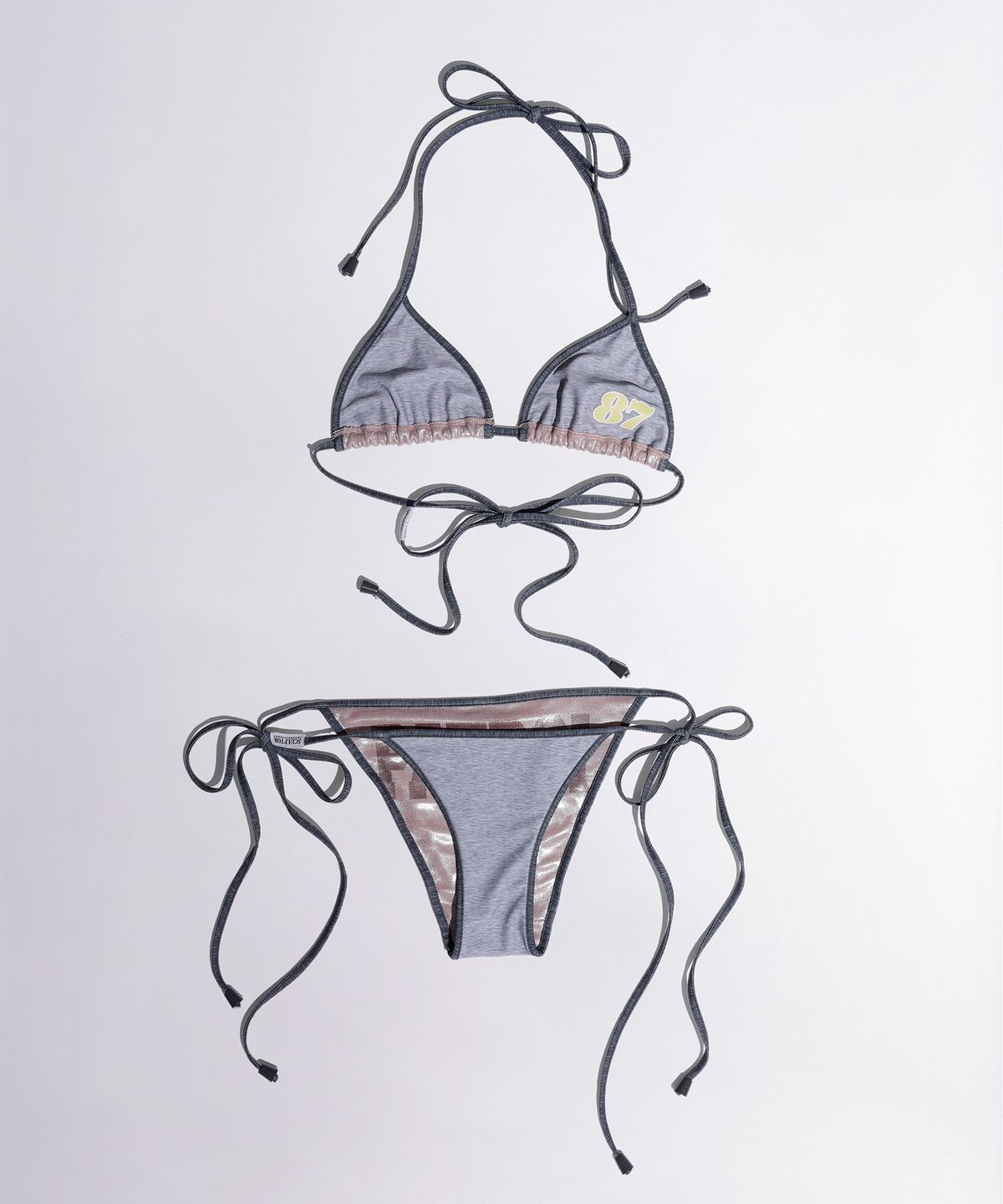 스컬프터(SCULPTOR) Patrol Reversible Bikini Bottom Pink/White Melange