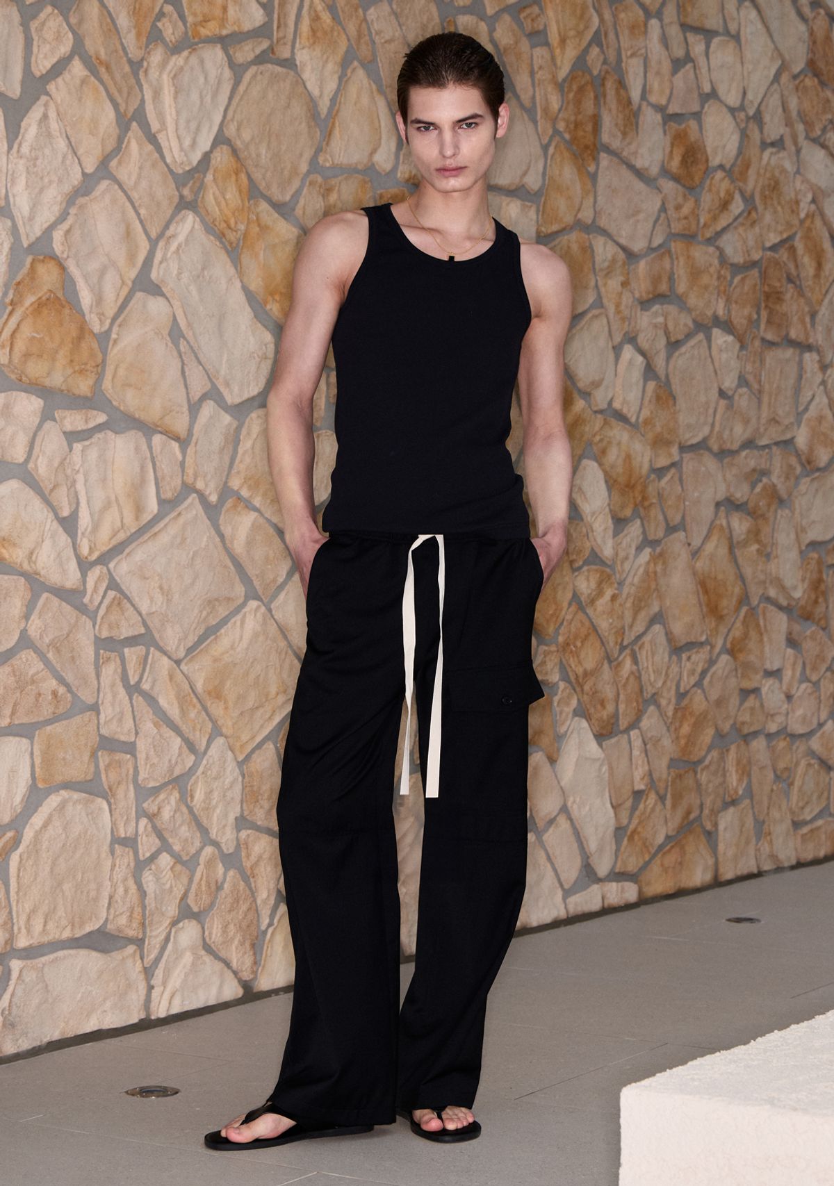 세비지(SAVAGE) SAS String Pants - Black
