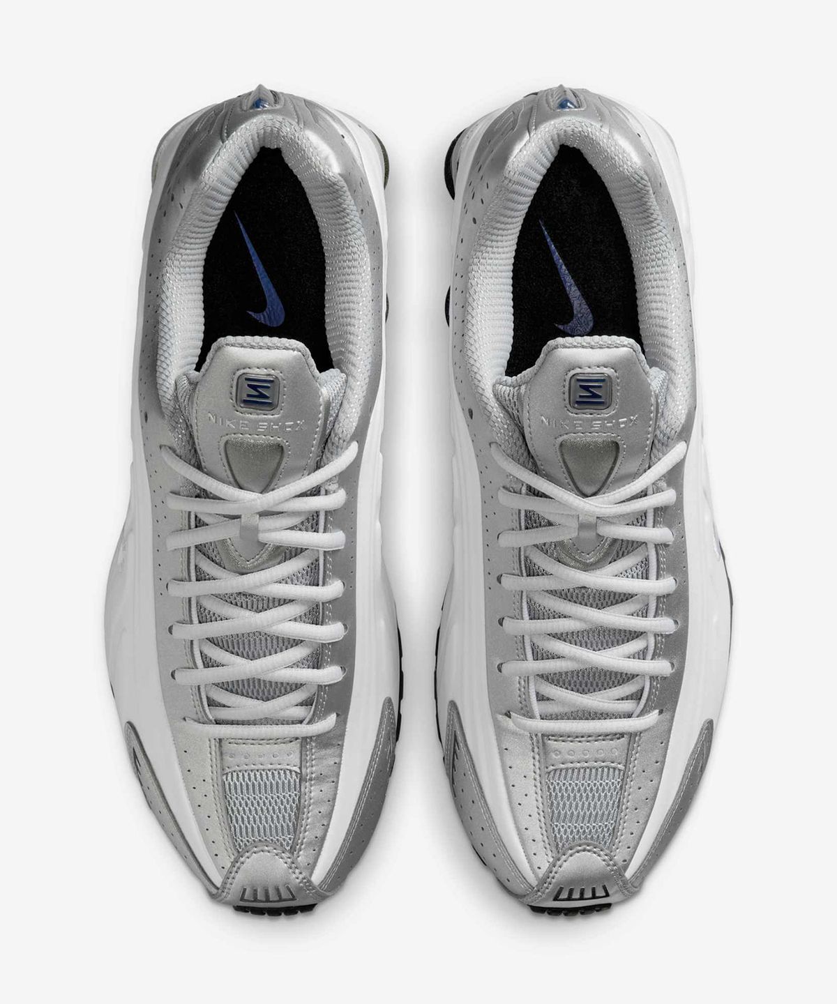 나이키(NIKE) 샥스 R4 M - 화이트:메탈릭 실버:딥 로얄 블루:화이트 / HQ1988-102