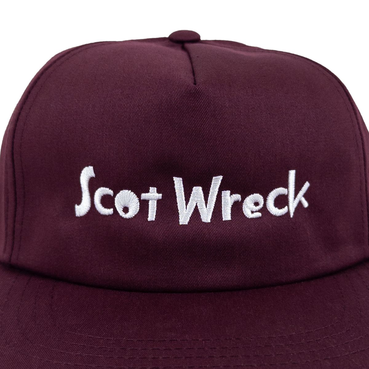 더 스캇렉(THE SCOT WRECK) Scot Wreck 5-Panel Hat (MAROON)