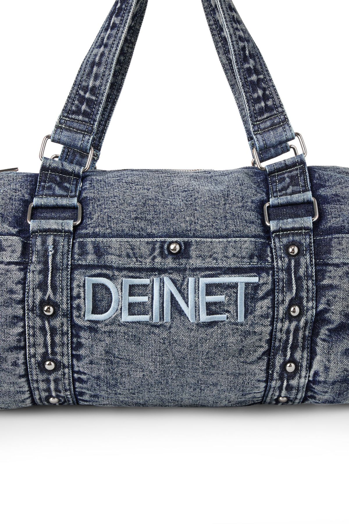 다이닛(DEINET) LOGO DUFFLE BAG IN DENIM
