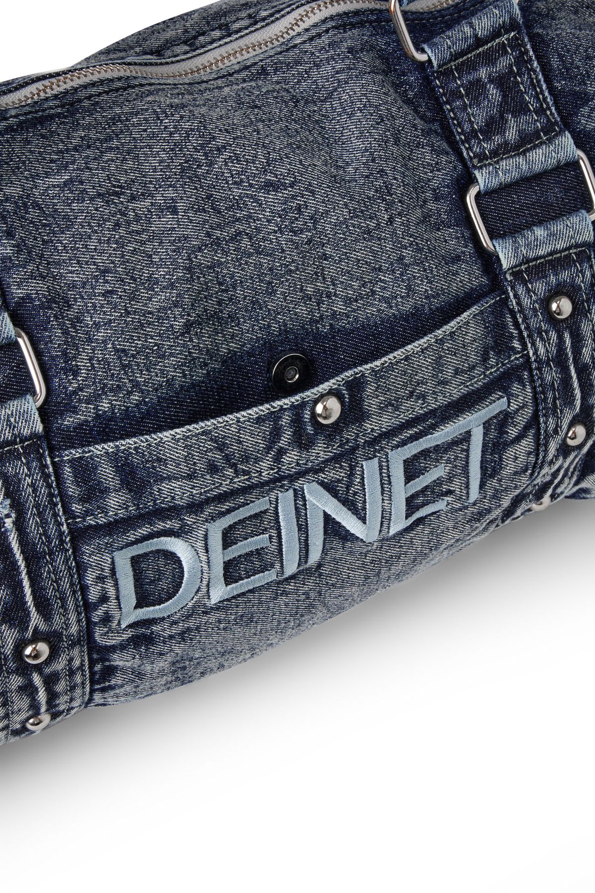 다이닛(DEINET) LOGO DUFFLE BAG IN DENIM