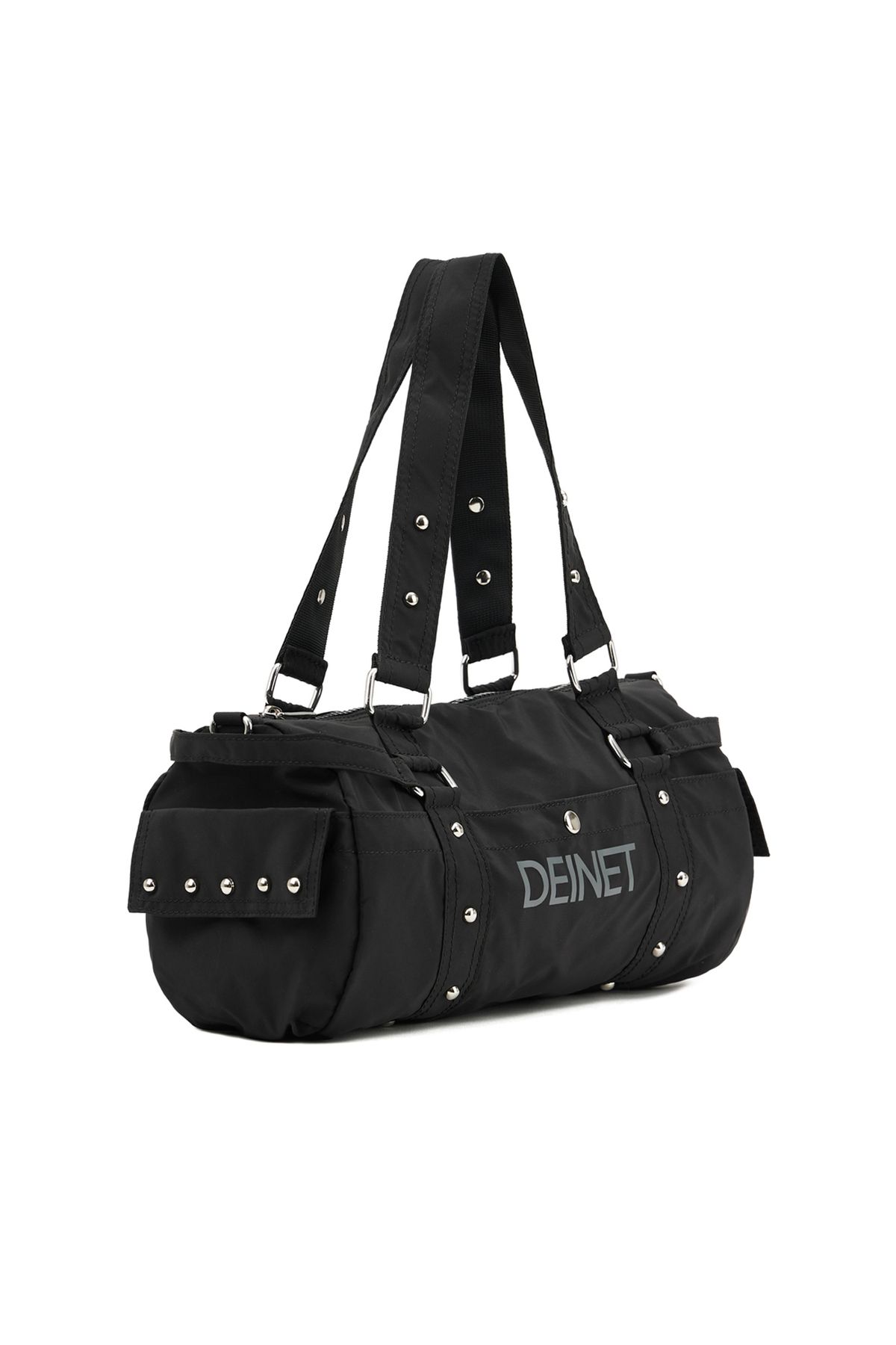 다이닛(DEINET) LOGO DUFFLE MINI BAG IN BLACK