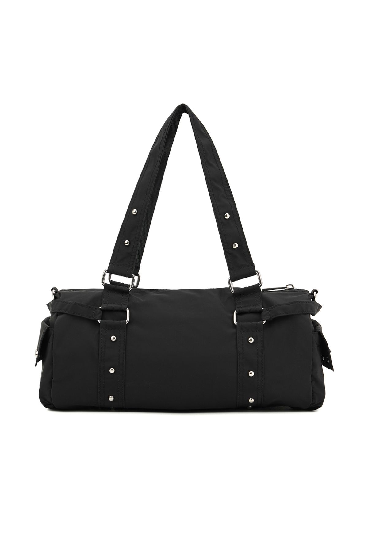 다이닛(DEINET) LOGO DUFFLE MINI BAG IN BLACK