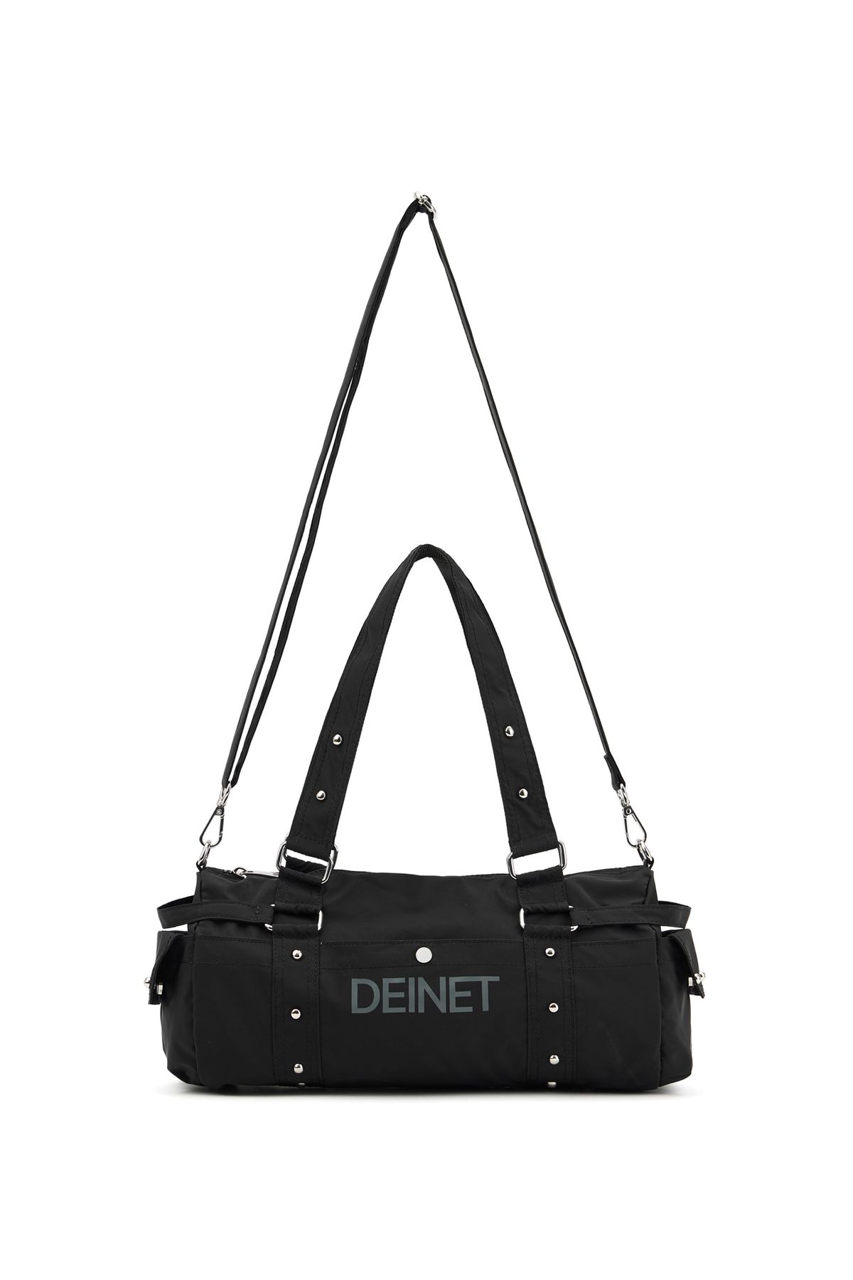 다이닛(DEINET) LOGO DUFFLE MINI BAG IN BLACK