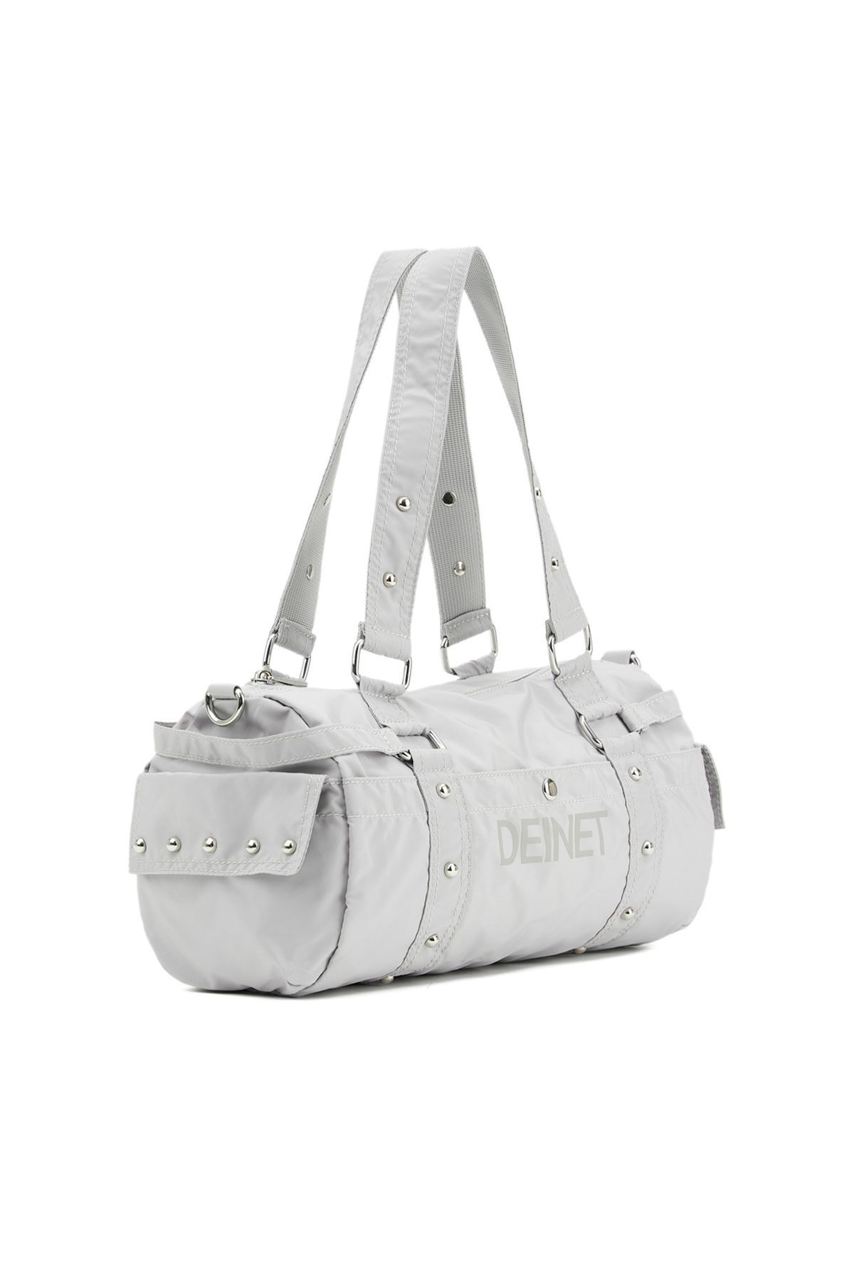 다이닛(DEINET) LOGO DUFFLE MINI BAG IN GREY