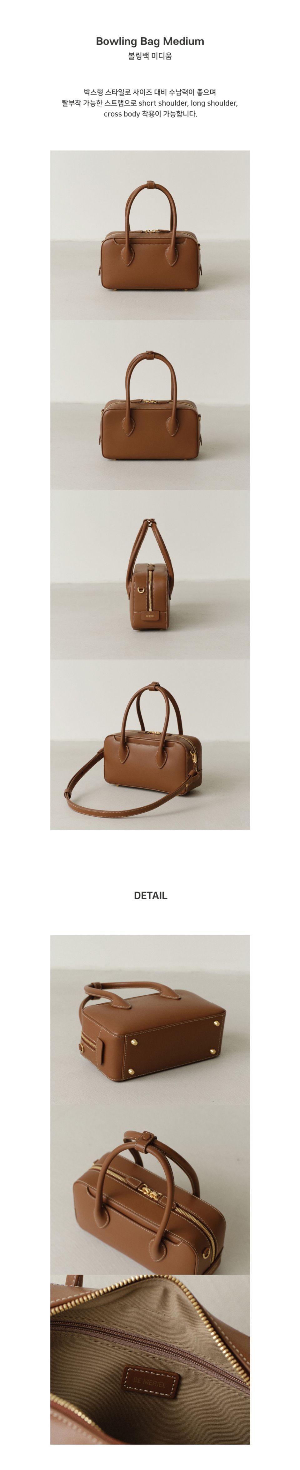 ショルダーバッグ DEMERIEL medium bowling bag tanbrown Demeriel Bowling Bag Medium [Tan Brown] Brand New, Authentic | eBay
