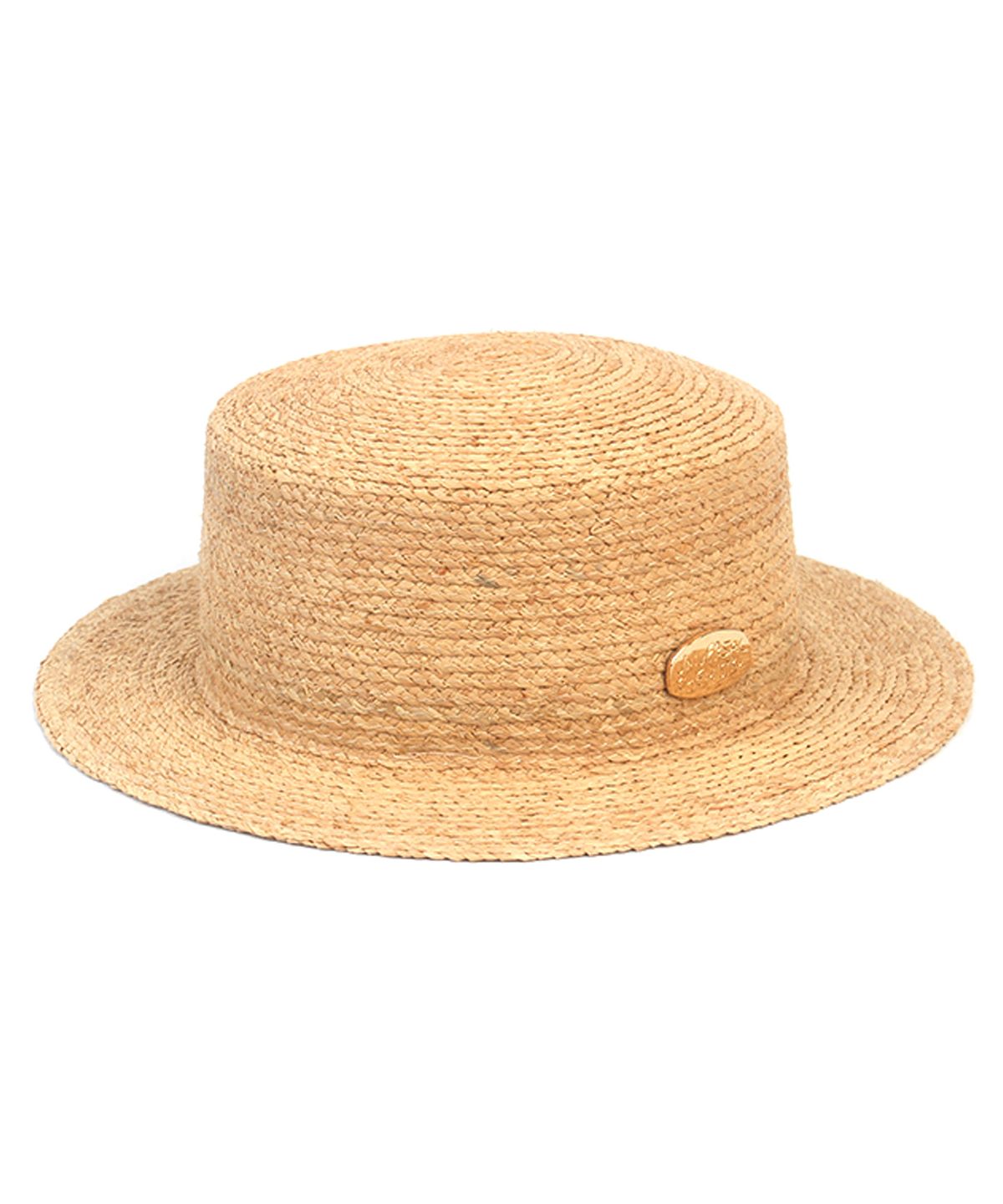유니버셜 케미스트리(UNIVERSAL CHEMISTRY) Soft Raffia Simple Short Panama Hat 파나마햇
