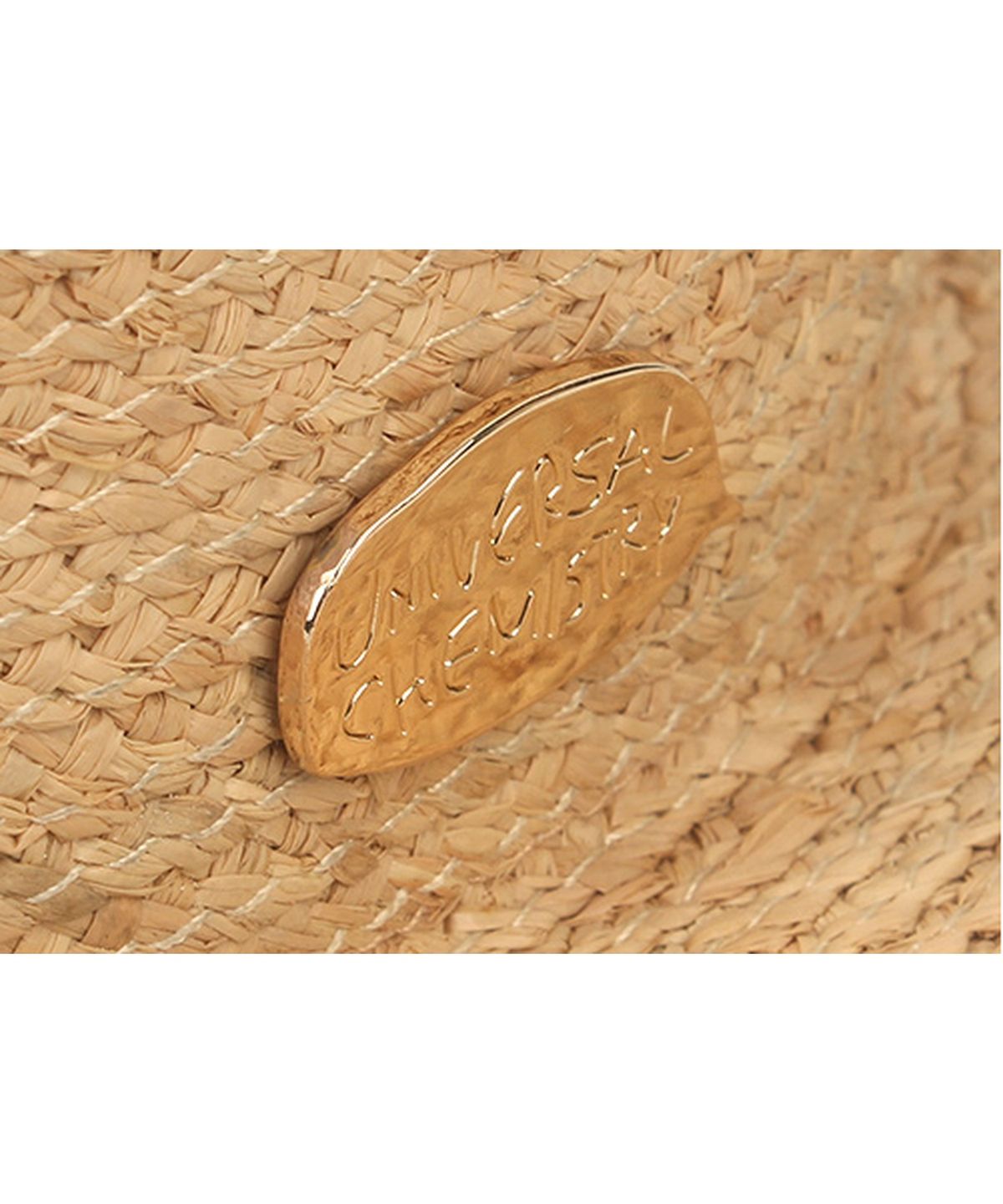 유니버셜 케미스트리(UNIVERSAL CHEMISTRY) Soft Raffia Simple Short Panama Hat 파나마햇
