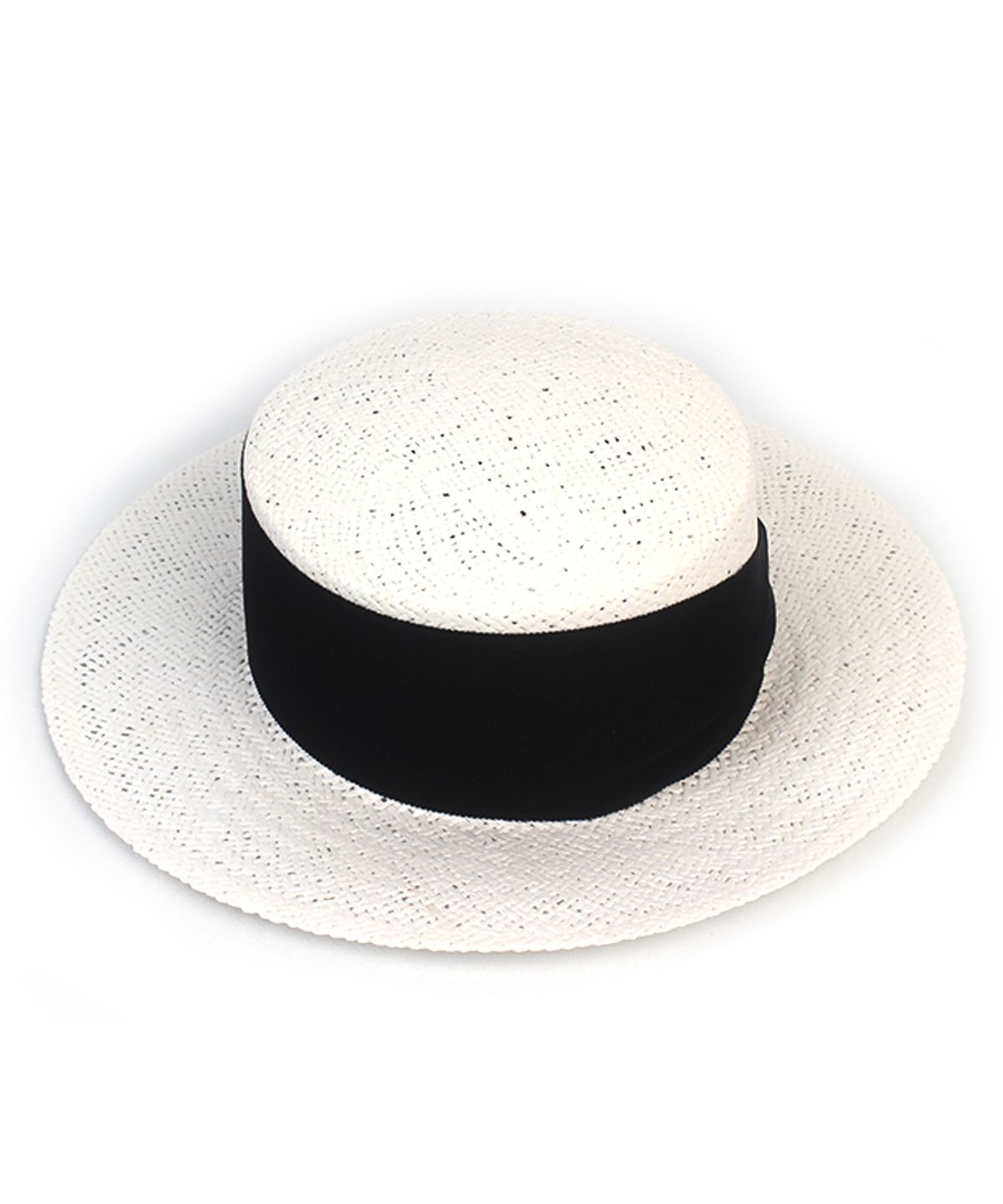 유니버셜 케미스트리(UNIVERSAL CHEMISTRY) Bold Line White Panama Hat 파나마햇