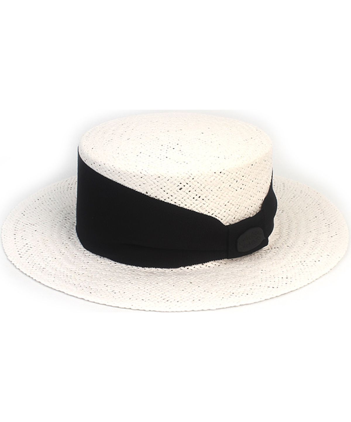 유니버셜 케미스트리(UNIVERSAL CHEMISTRY) Bold Line White Panama Hat 파나마햇