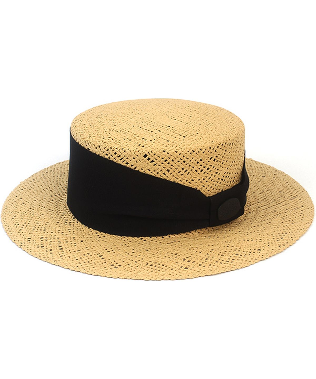 유니버셜 케미스트리(UNIVERSAL CHEMISTRY) Bold Line Beige Panama Hat 파나마햇