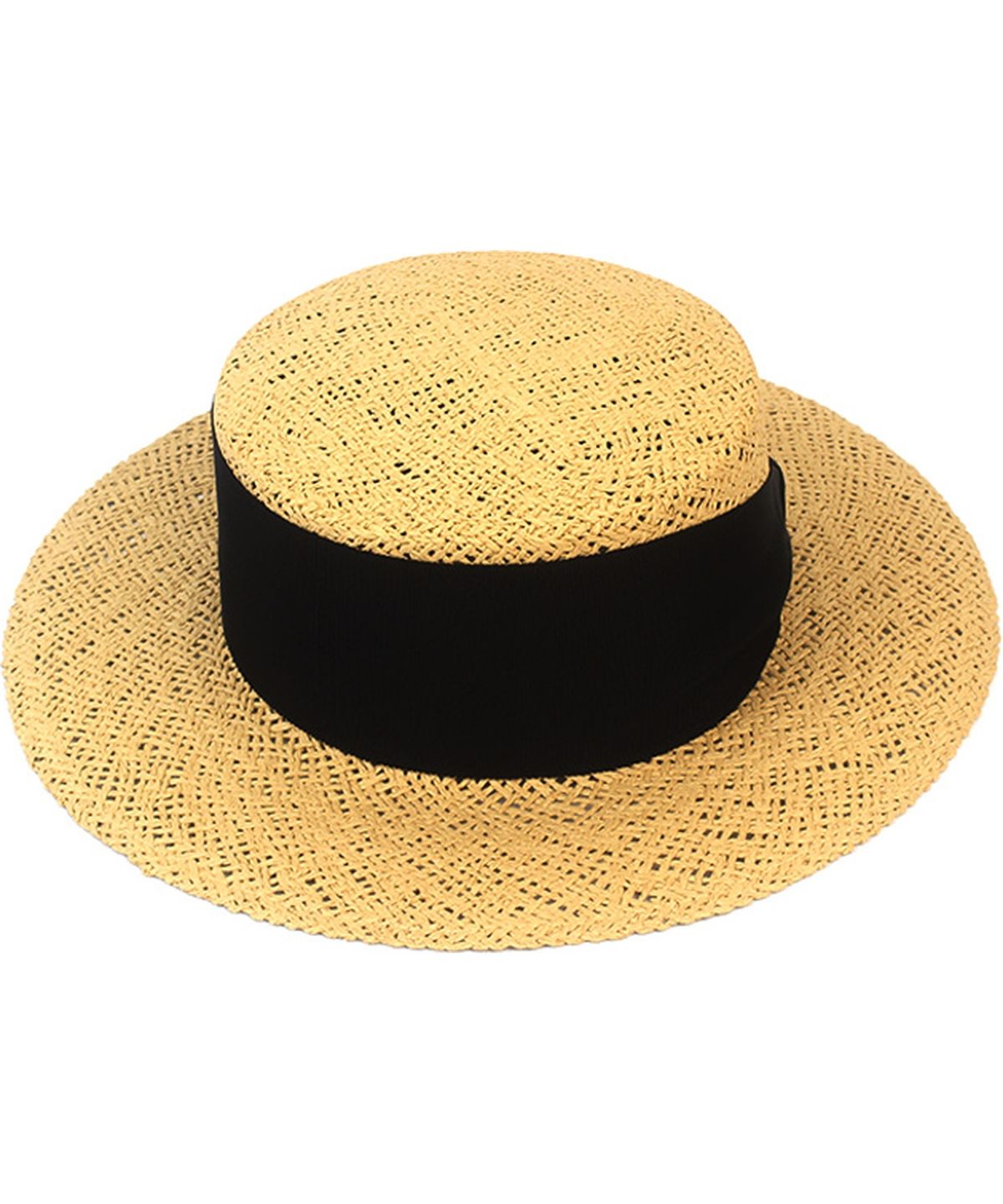 유니버셜 케미스트리(UNIVERSAL CHEMISTRY) Bold Line Beige Panama Hat 파나마햇