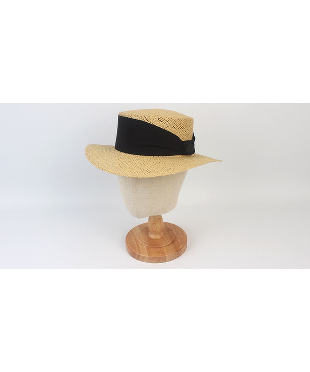 유니버셜 케미스트리(UNIVERSAL CHEMISTRY) Bold Line Beige Panama Hat 파나마햇