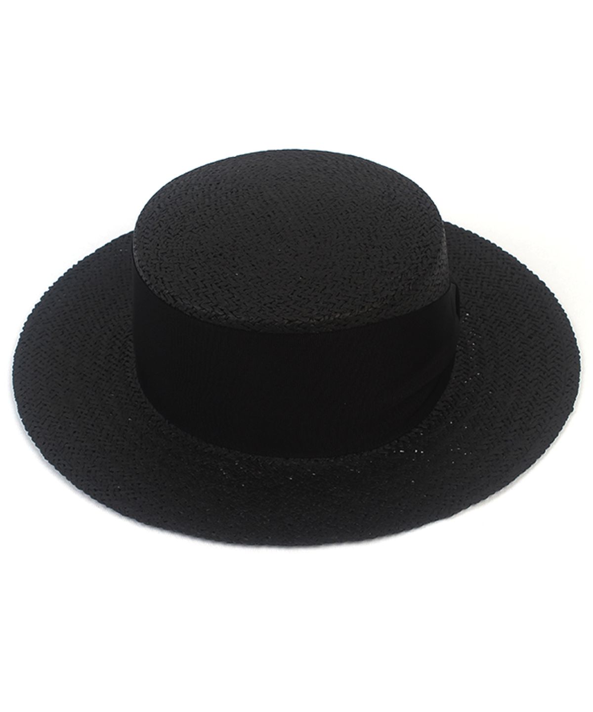 유니버셜 케미스트리(UNIVERSAL CHEMISTRY) Bold Line Black Panama Hat 파나마햇