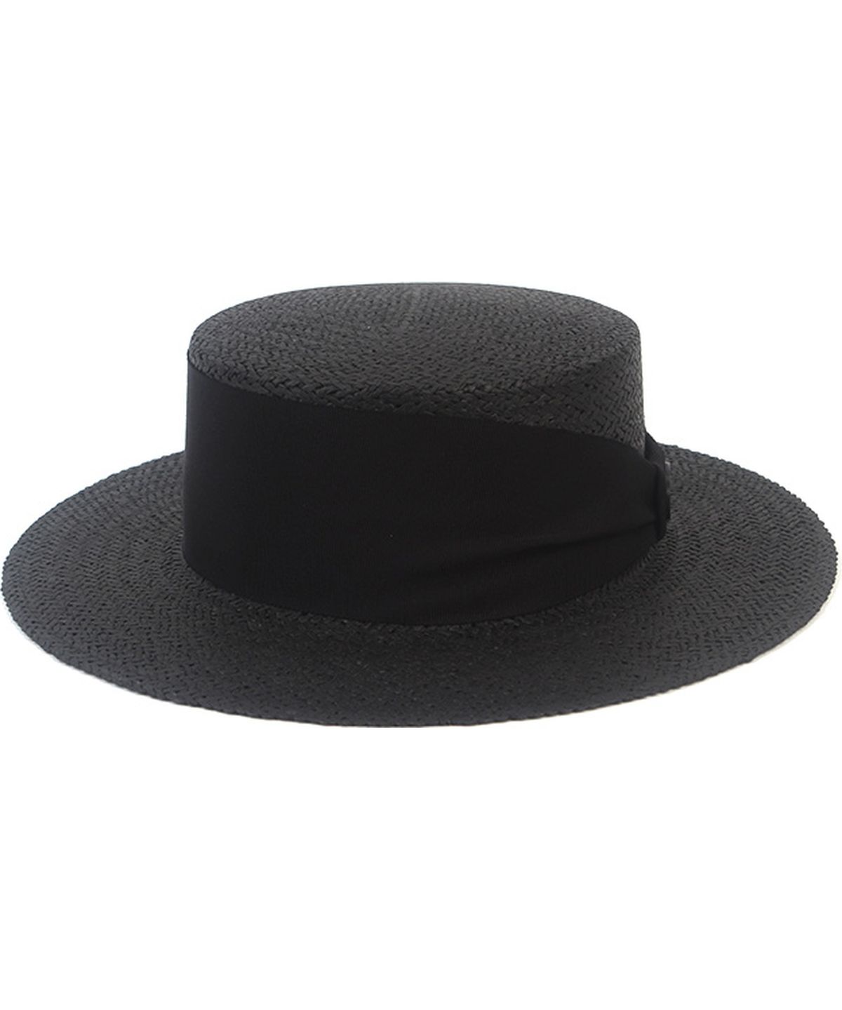 유니버셜 케미스트리(UNIVERSAL CHEMISTRY) Bold Line Black Panama Hat 파나마햇
