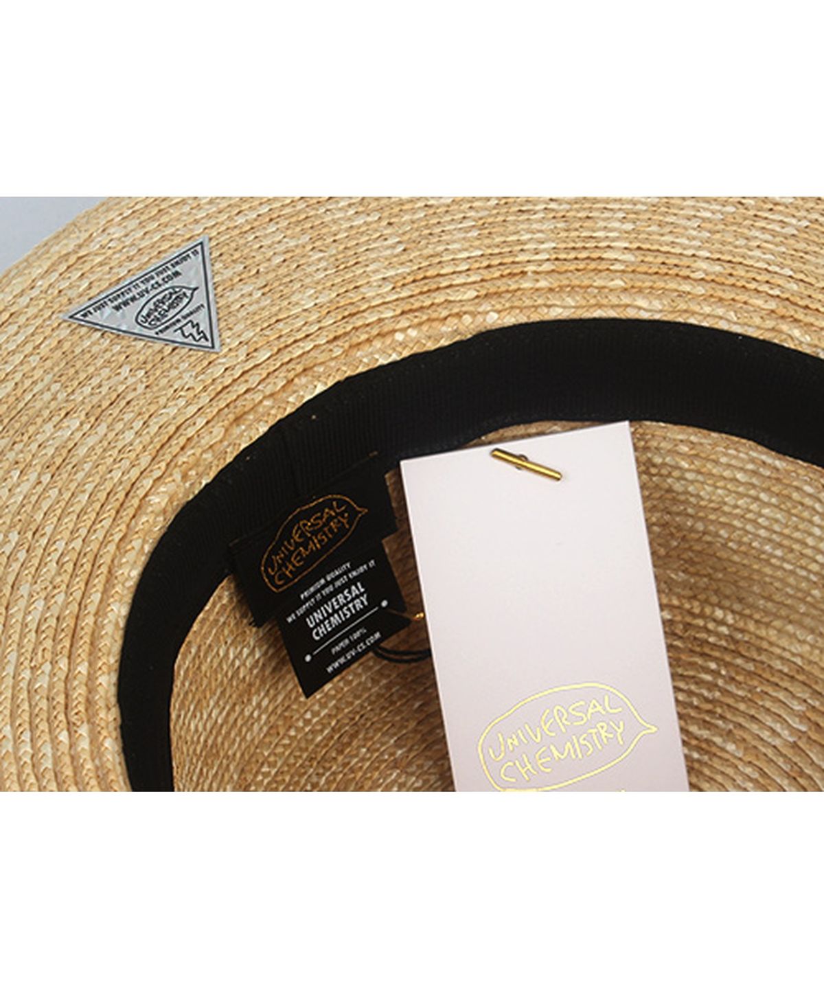 유니버셜 케미스트리(UNIVERSAL CHEMISTRY) Bold Line Kangkang Panama Hat 파나마햇