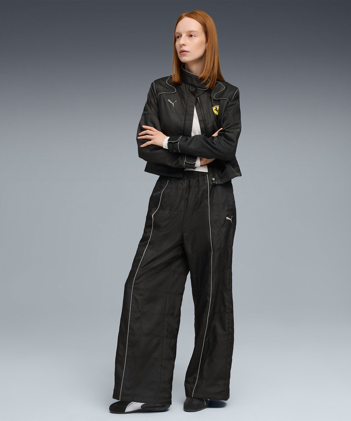 푸마(PUMA) 페라리 스피드캣 우먼스 - 블랙:실버 / 308908-01