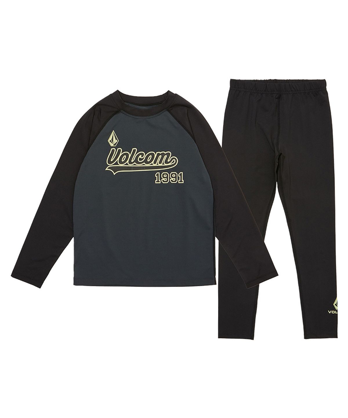 볼컴 키즈(VOLCOM KIDS) 볼컴 바시티 래쉬가드 셋업 D5M032