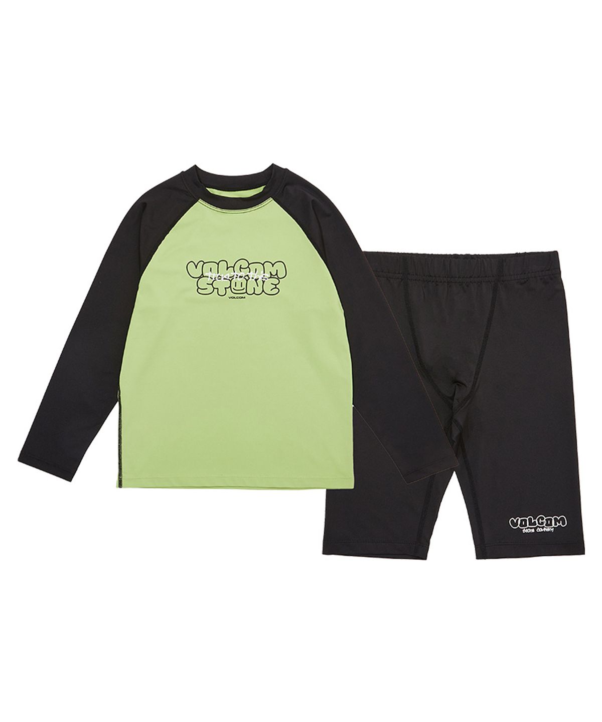 볼컴 키즈(VOLCOM KIDS) 볼컴 드로잉 래쉬가드 셋업 D5M031